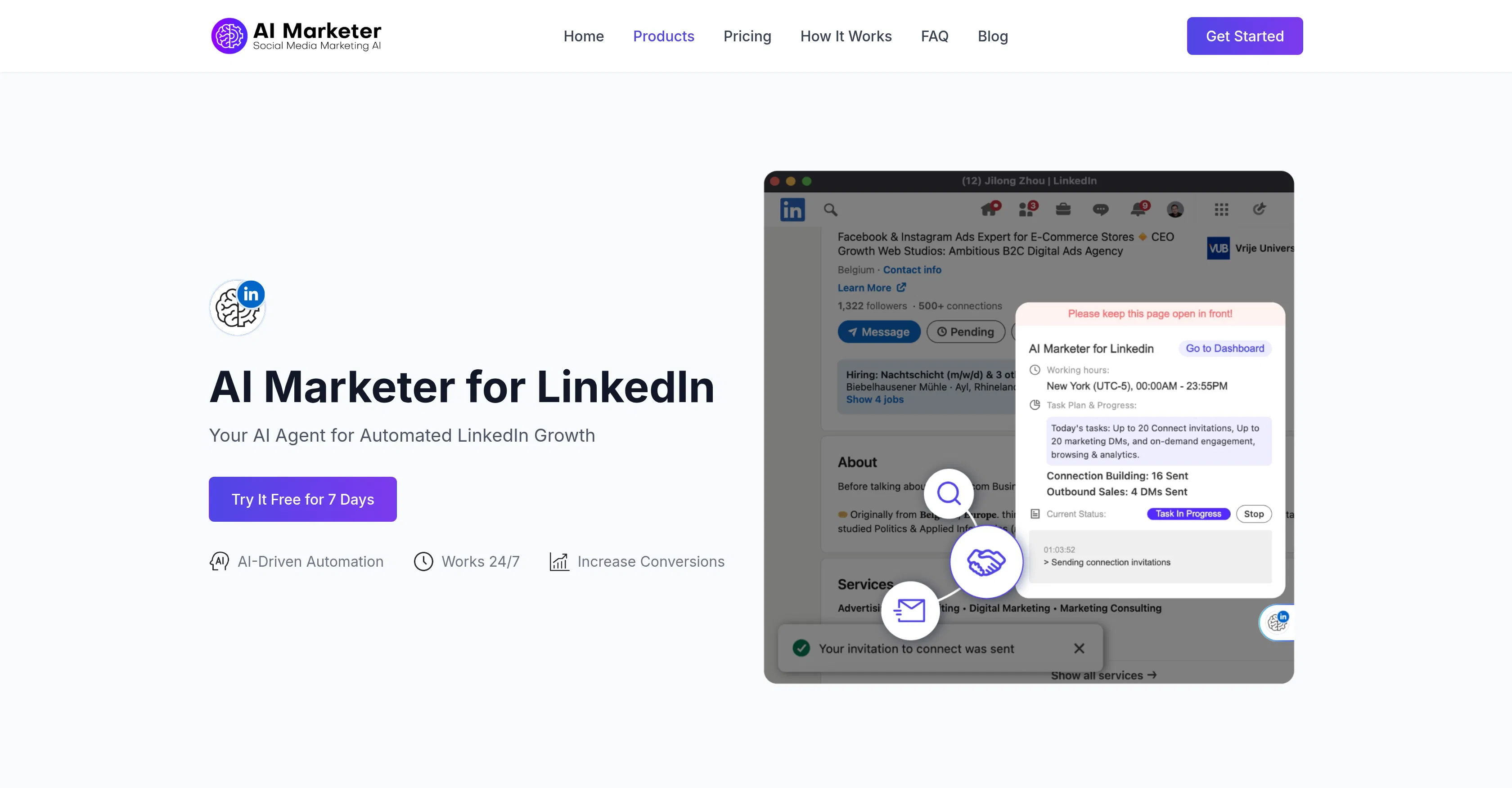 AI Marketer for LinkedIn