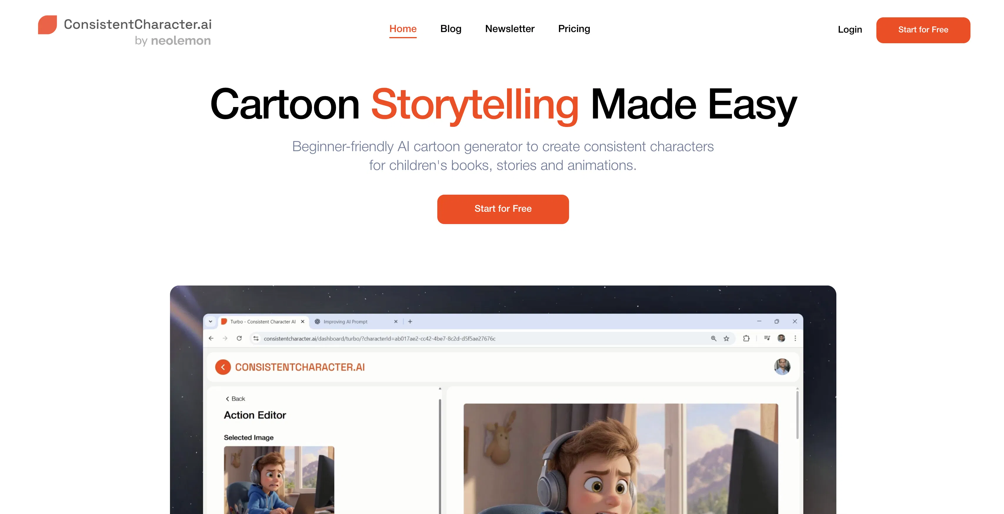 Neolemon (Consistent Character AI)