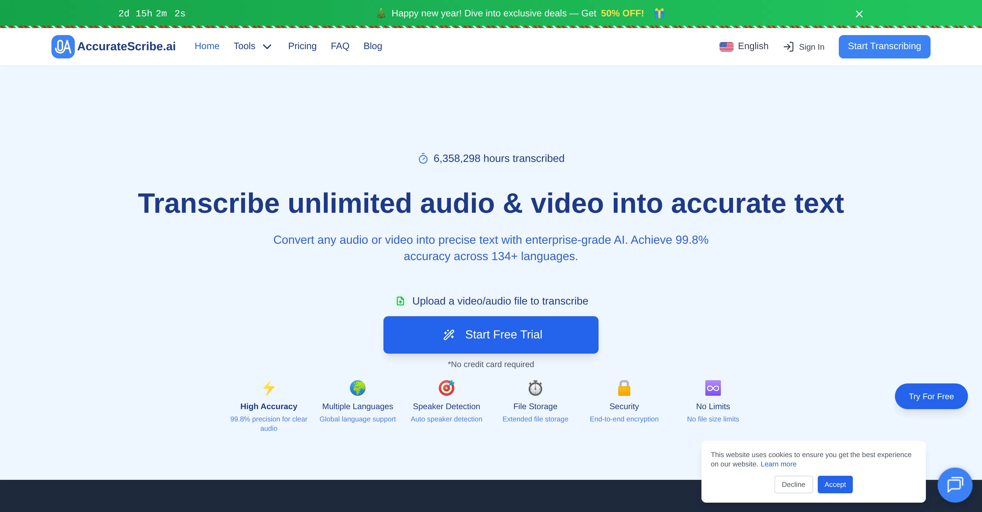 AccurateScribe screenshot