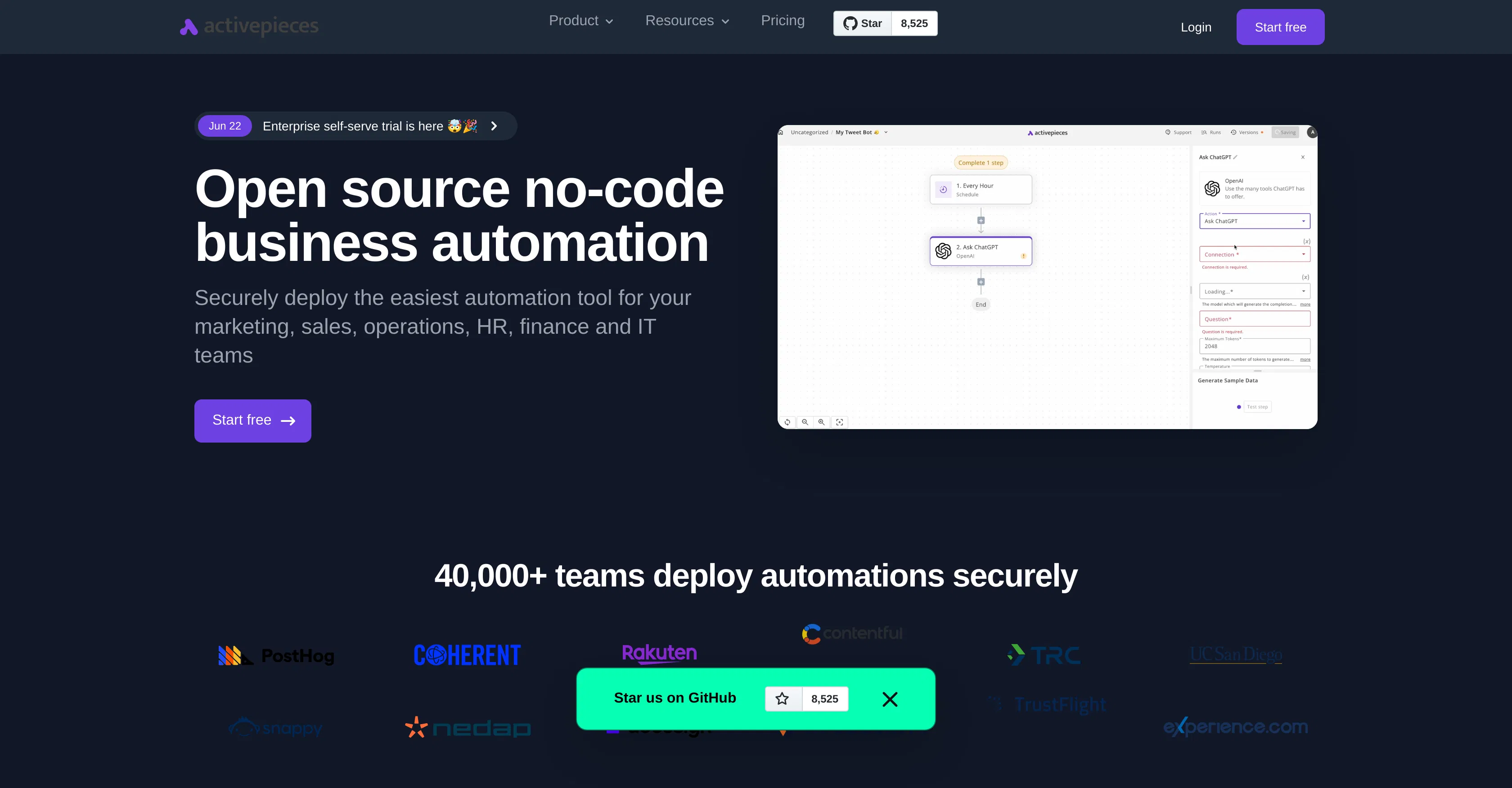 Activepieces screenshot