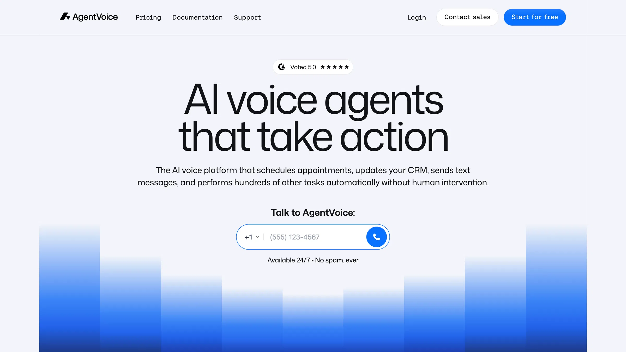 AgentVoice screenshot
