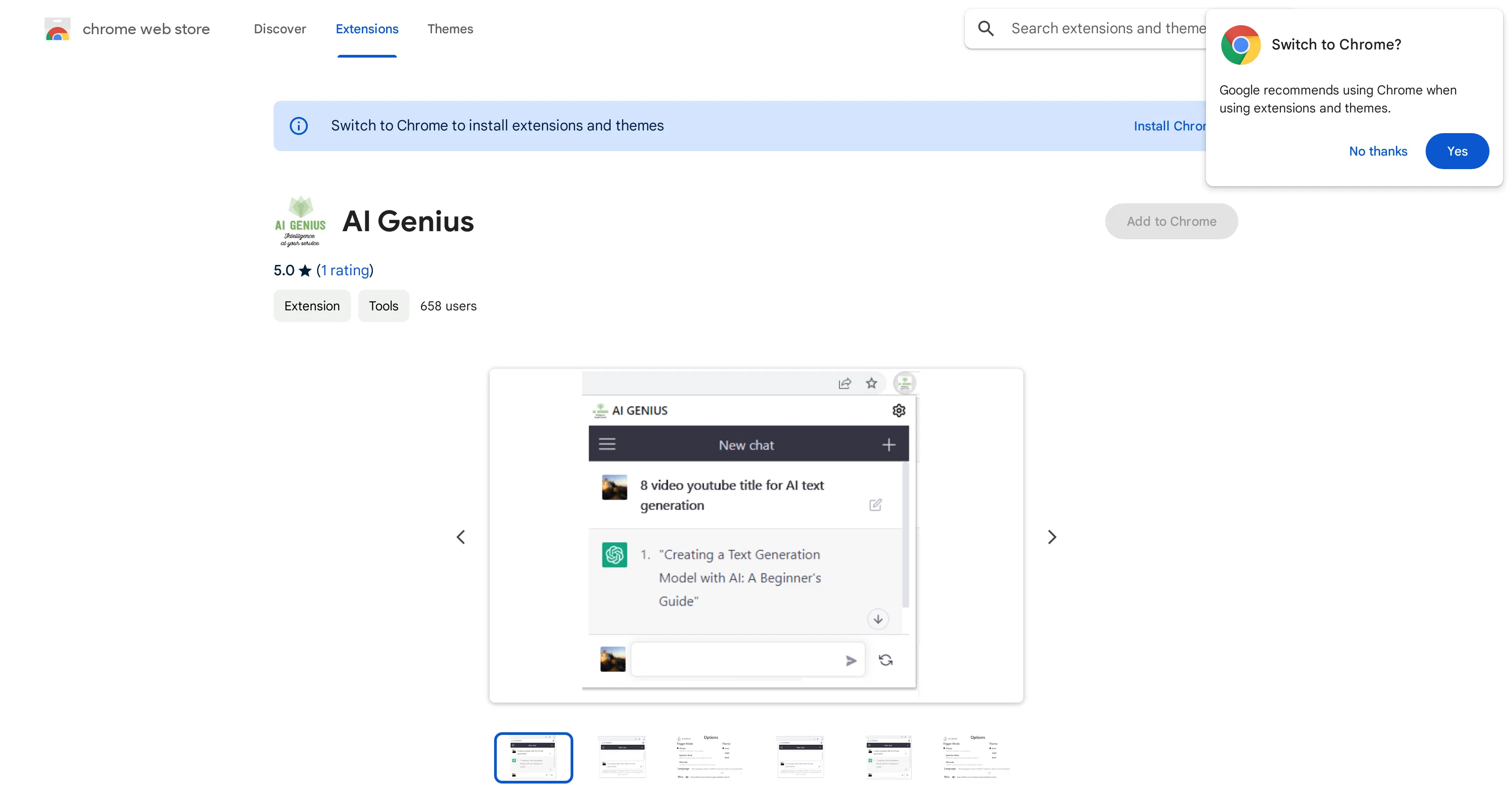 AI Genius screenshot