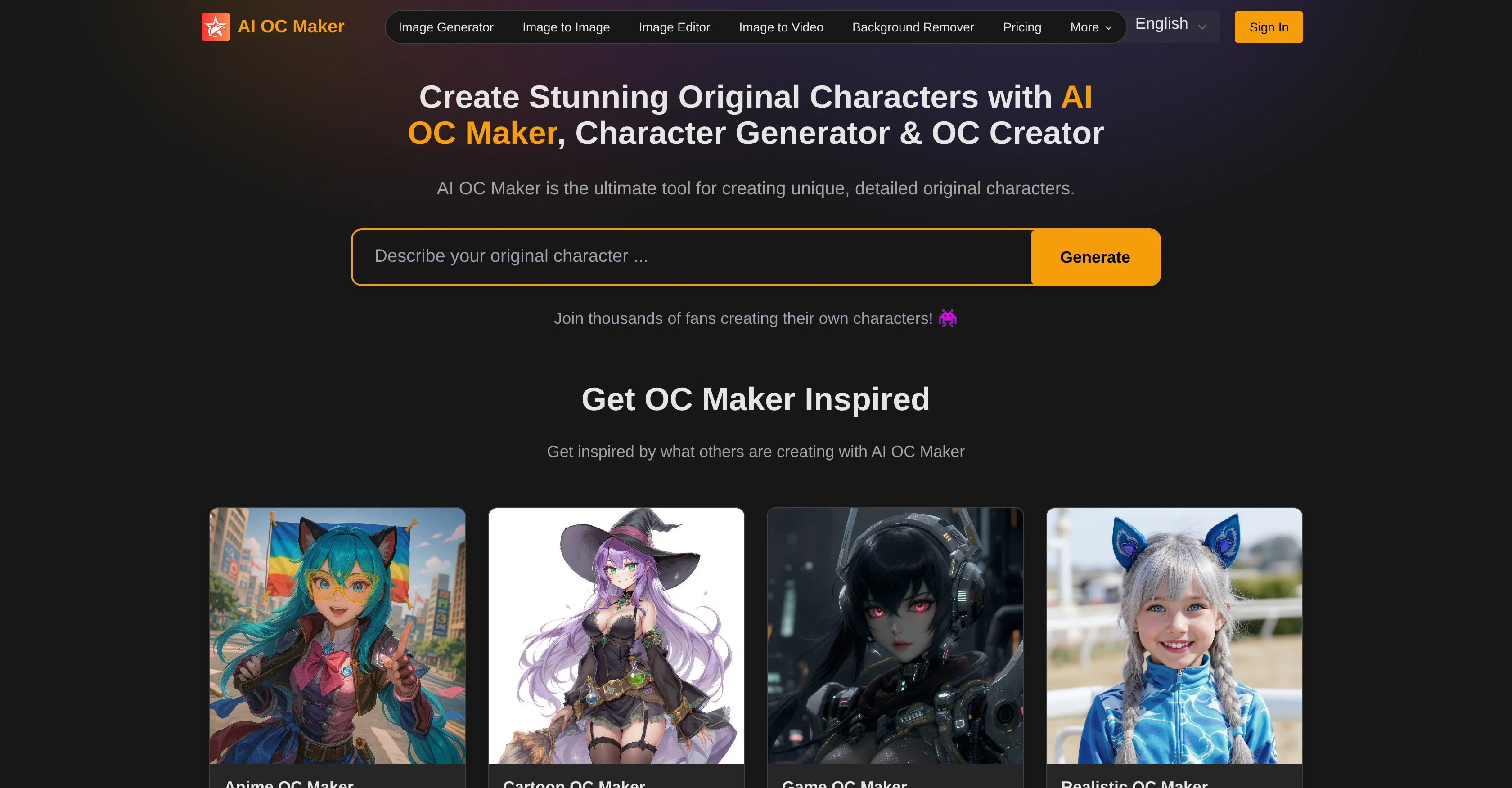 OC Maker screenshot