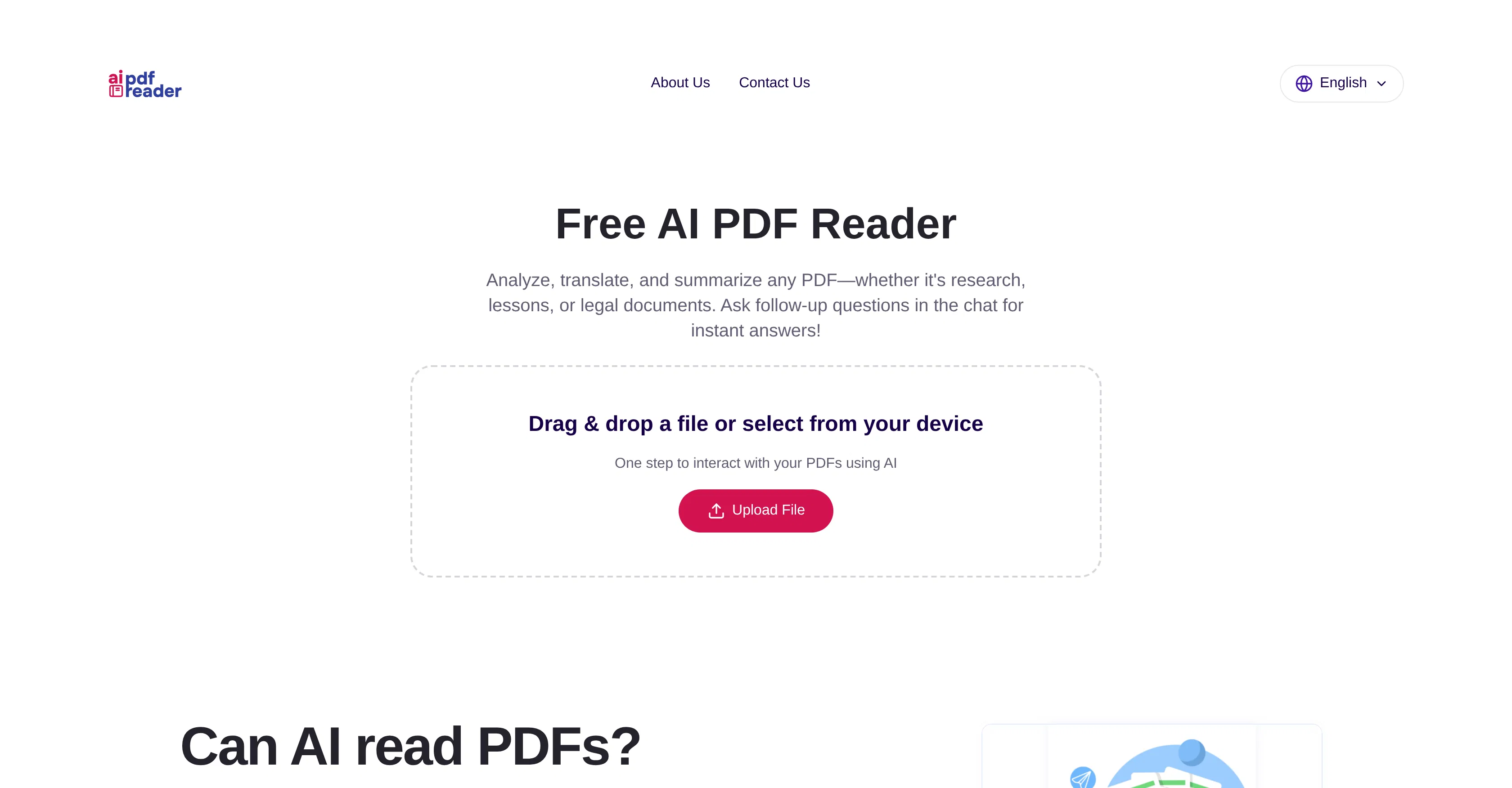 AI PDF Reader screenshot