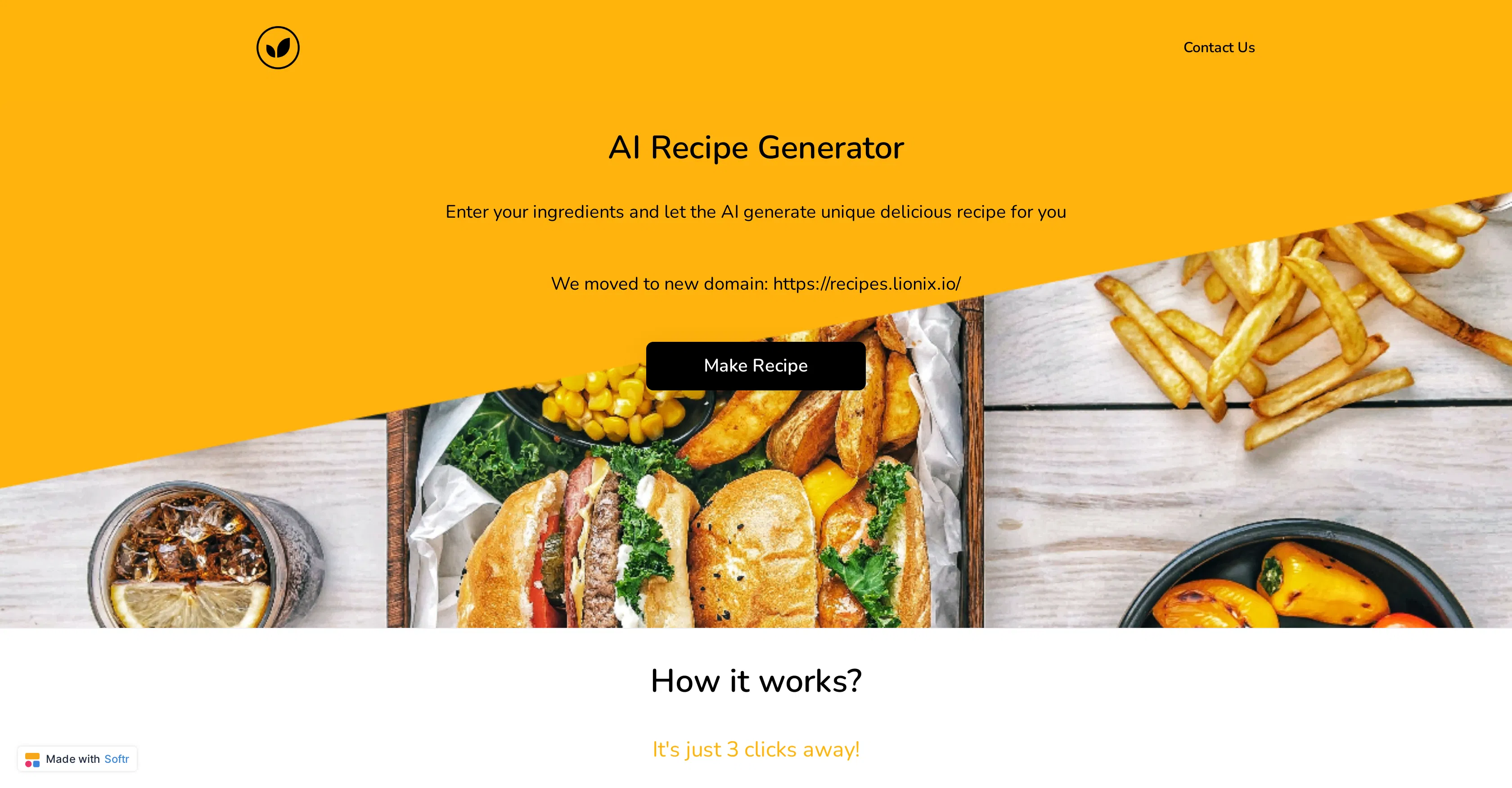 AI Recipe Generator screenshot