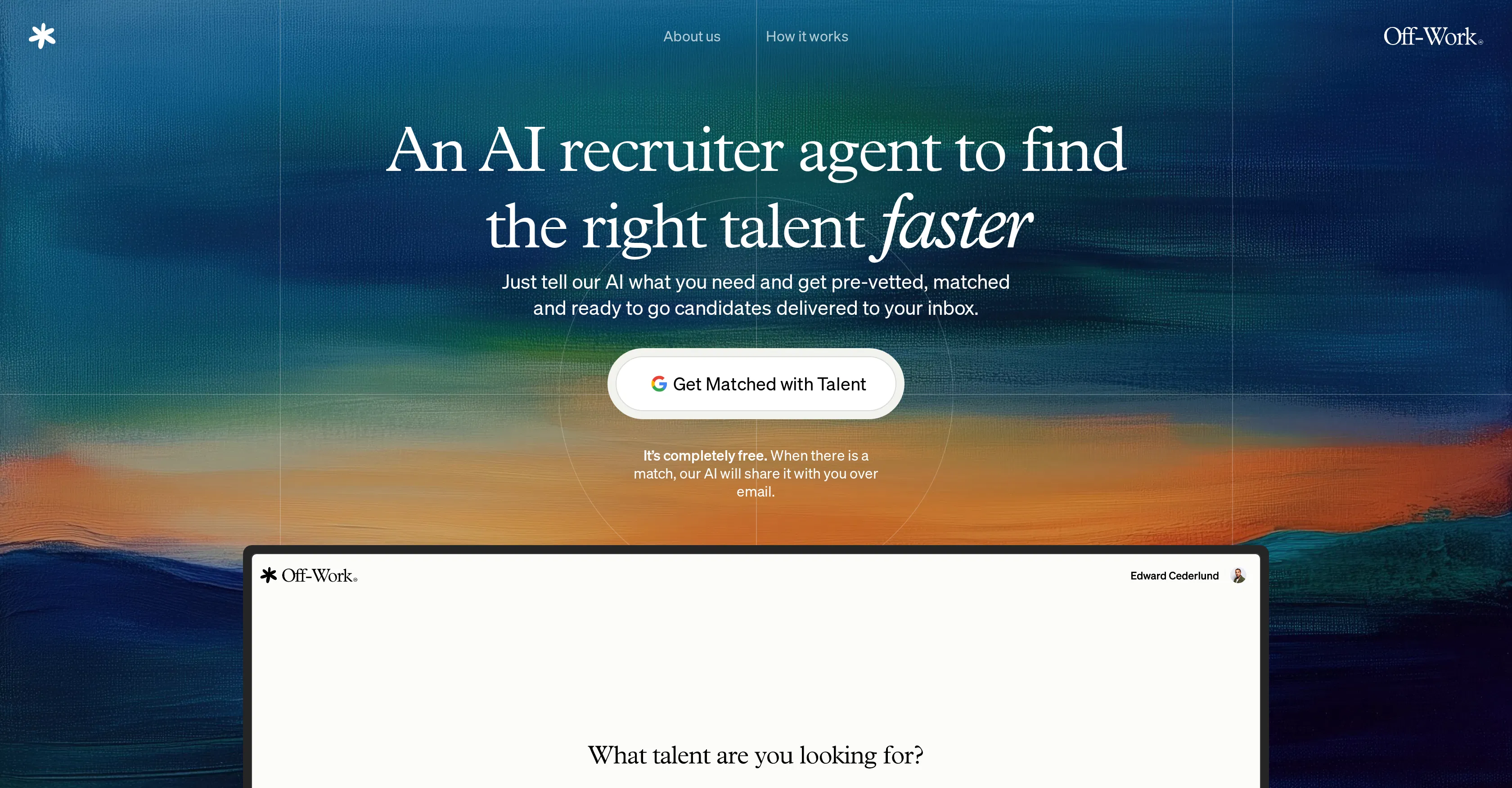 AI Recruiter by Off-Work screenshot