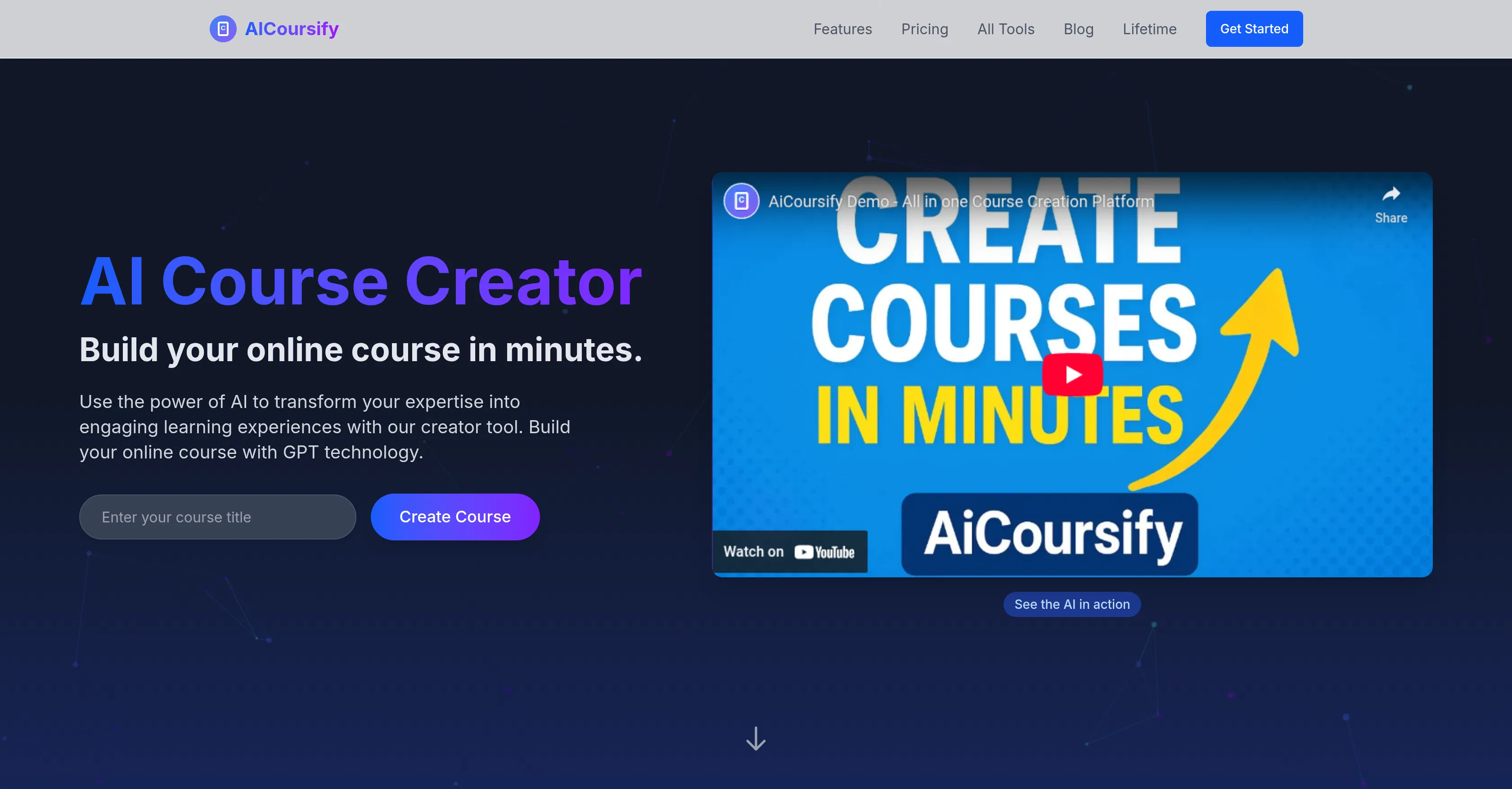 AiCoursify screenshot