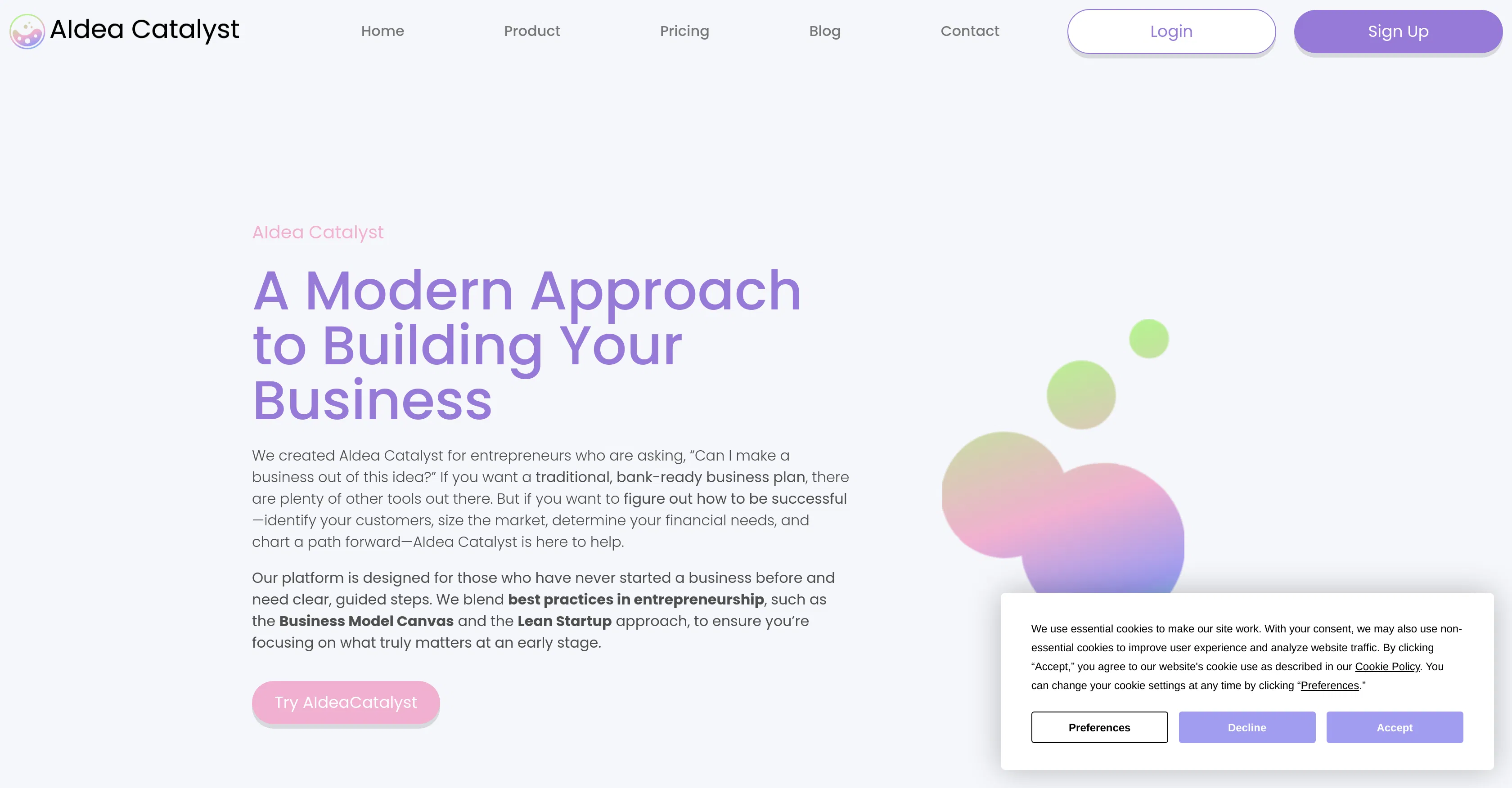 AIdea Catalyst screenshot