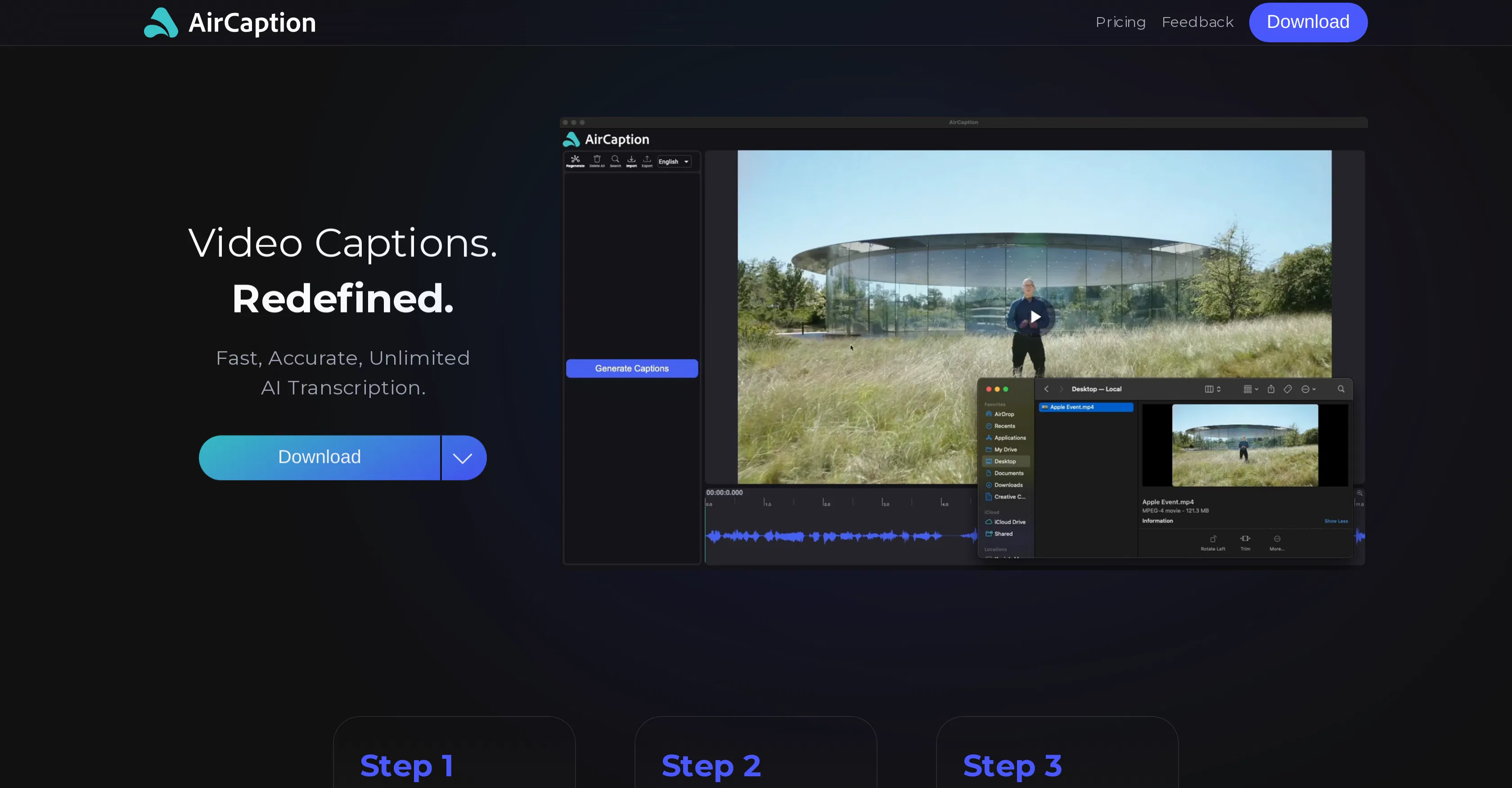 AirCaption screenshot