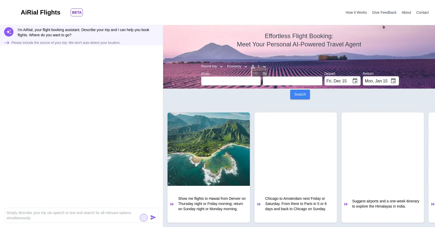 AiRial Flights screenshot