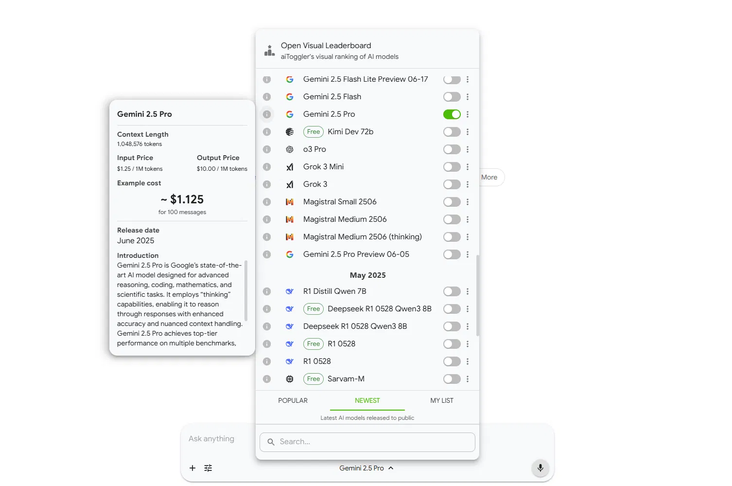 aiToggler screenshot