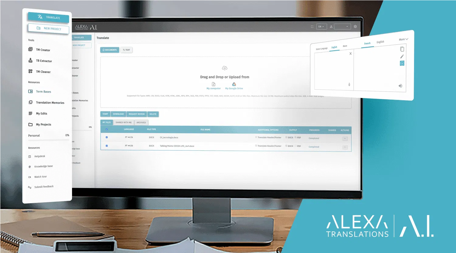 Alexa Translations A.I. screenshot