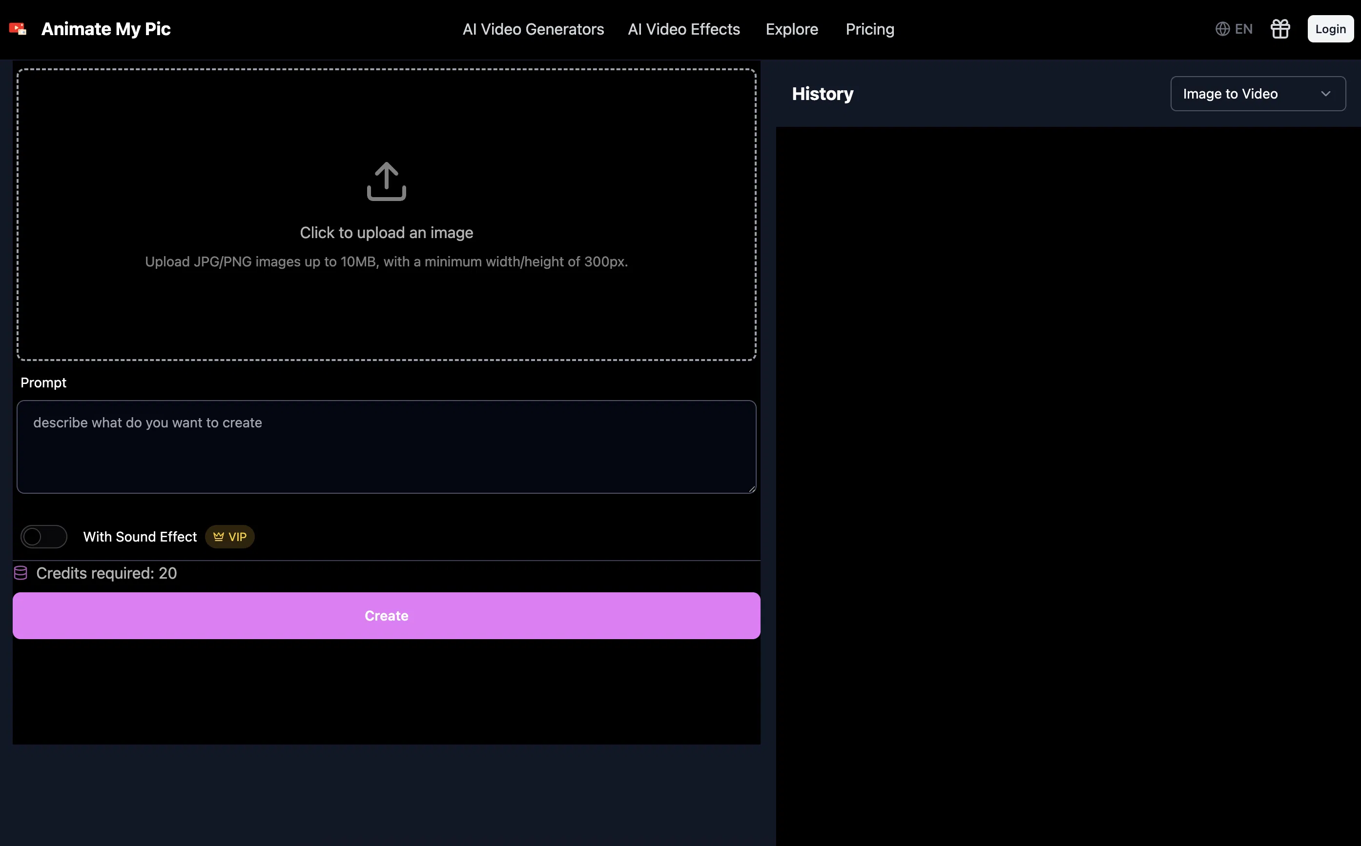 AnimateMyPic | Image to Video screenshot