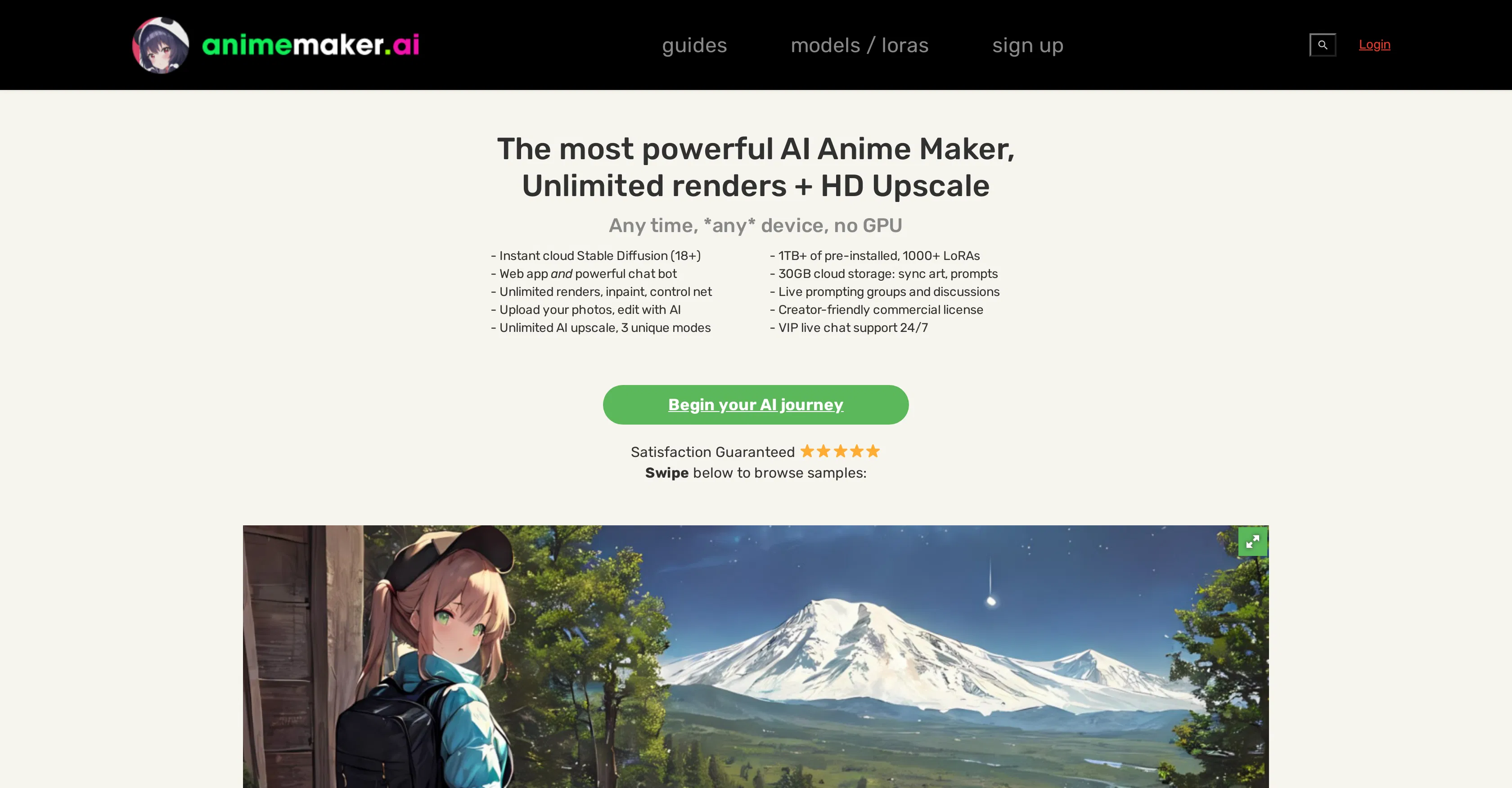 AnimeMakerAI screenshot