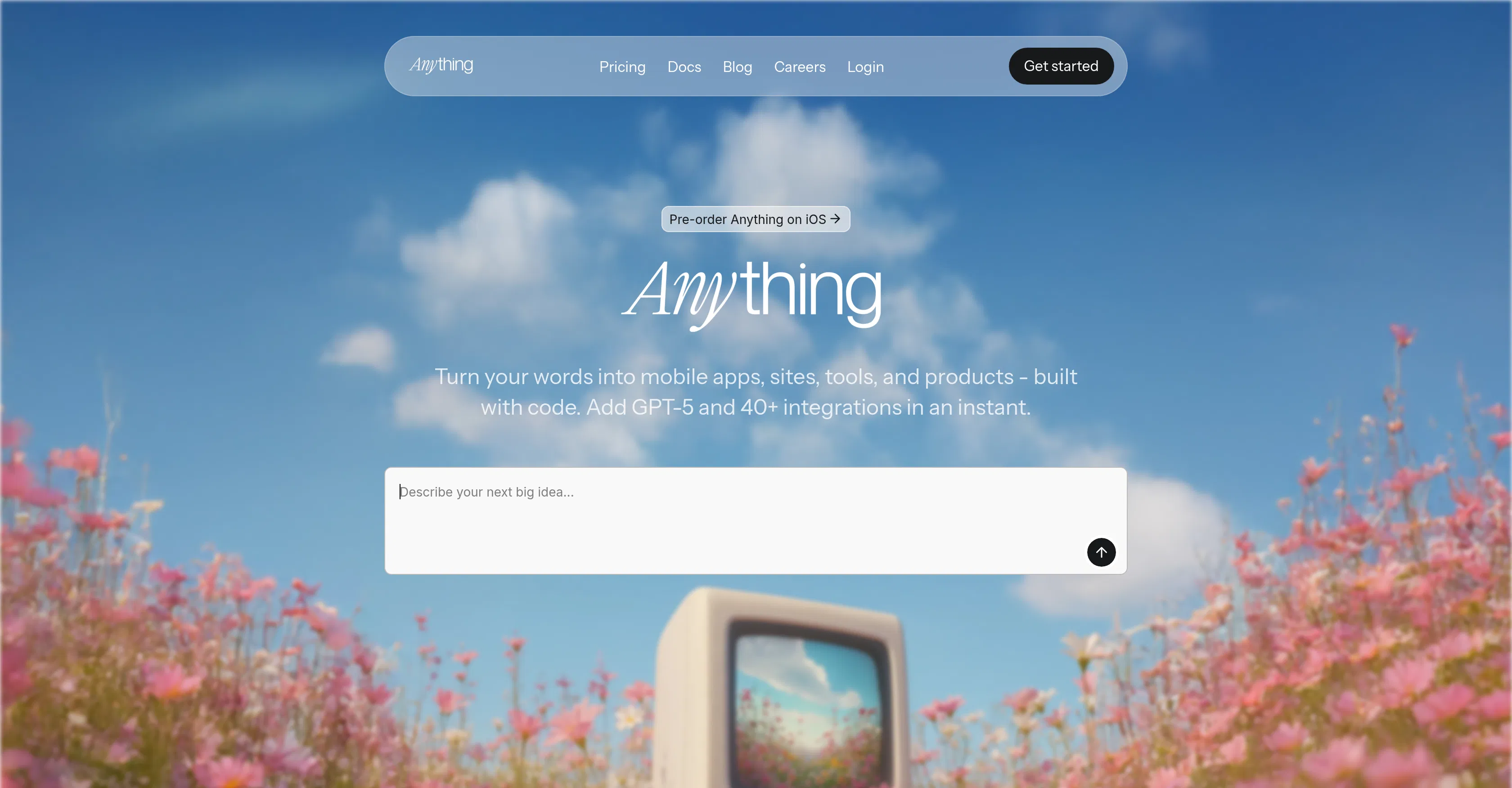 Anything - AI App Builder screenshot