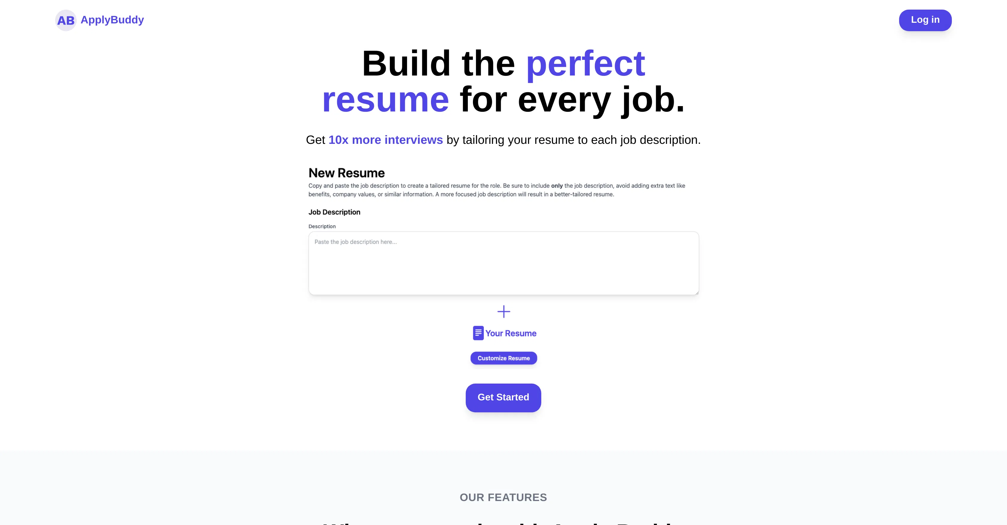 Apply Buddy AI screenshot