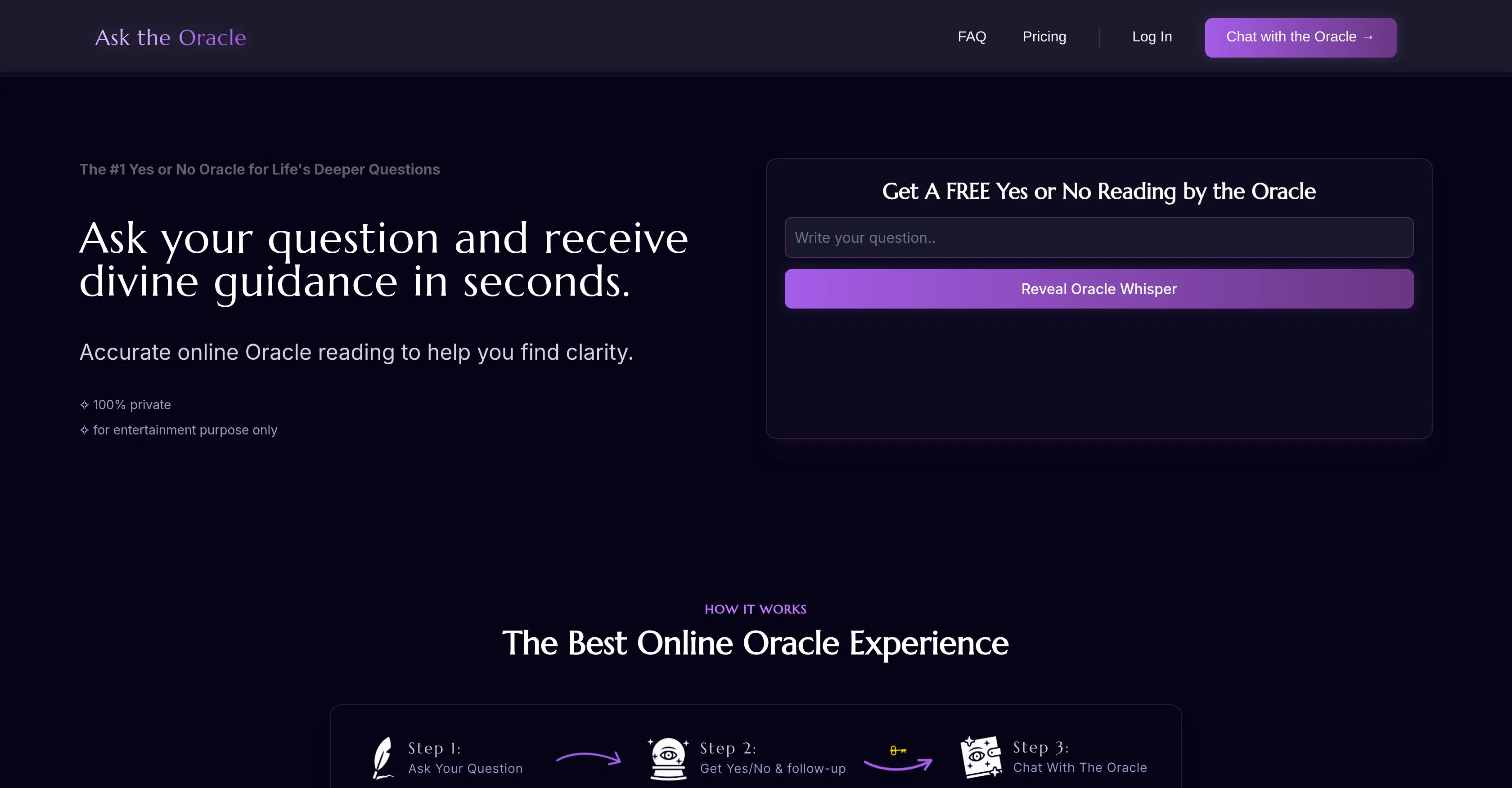 Ask The Oracle screenshot