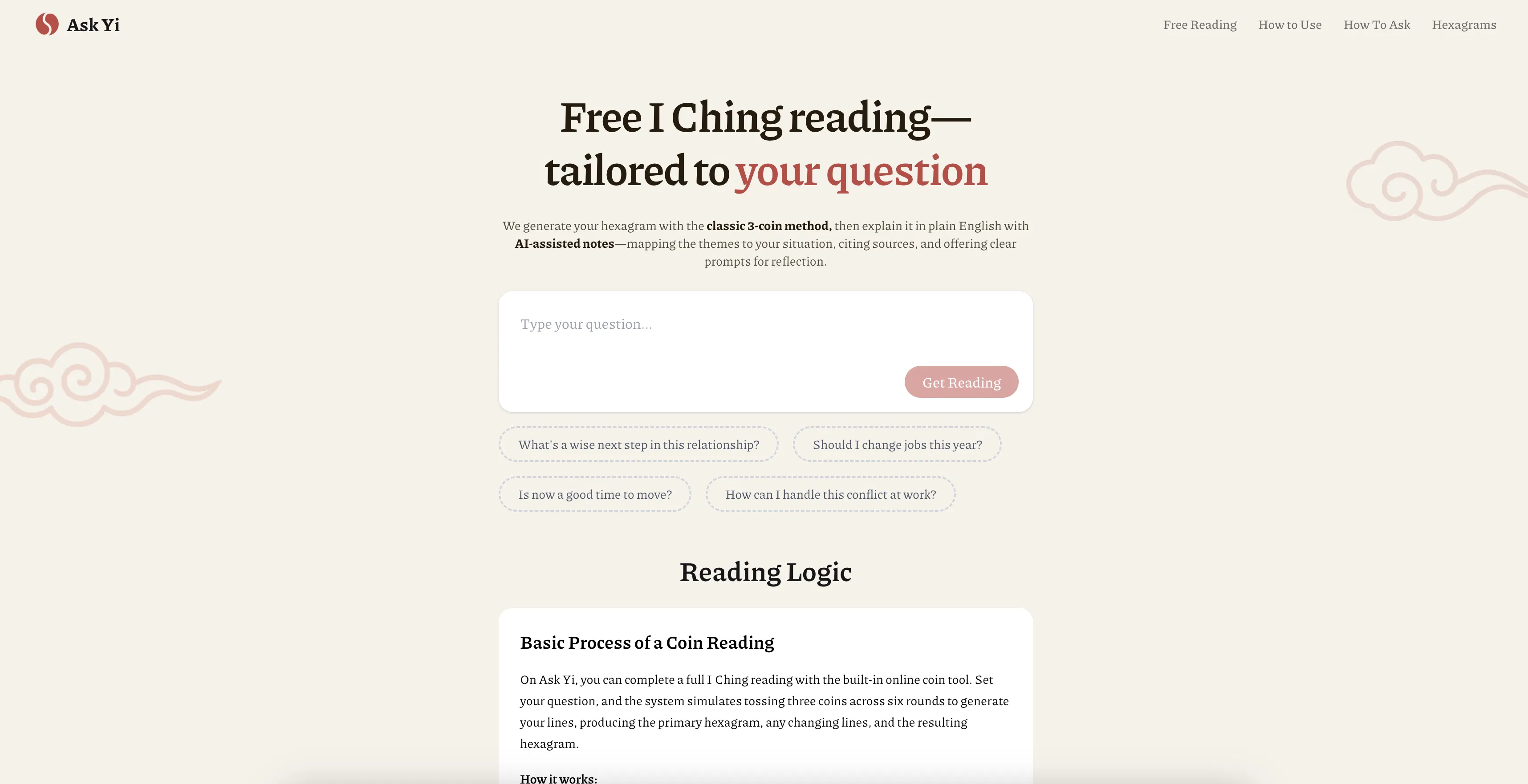 Ask Yi - I Ching Reading screenshot