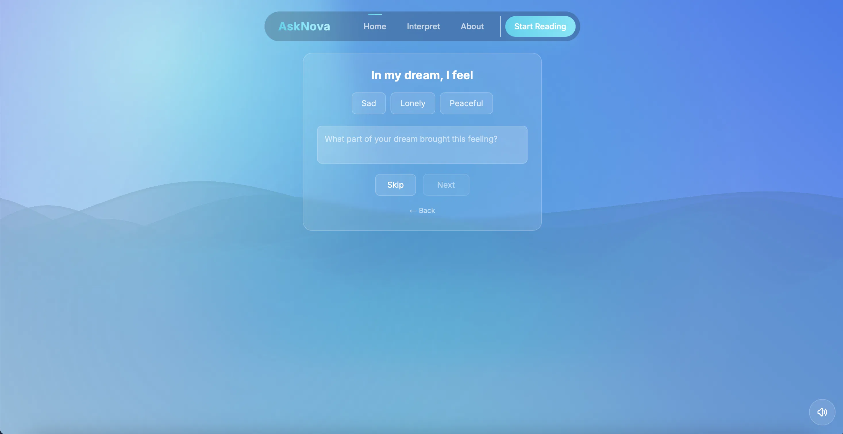 AskNova Dream Interpretation screenshot