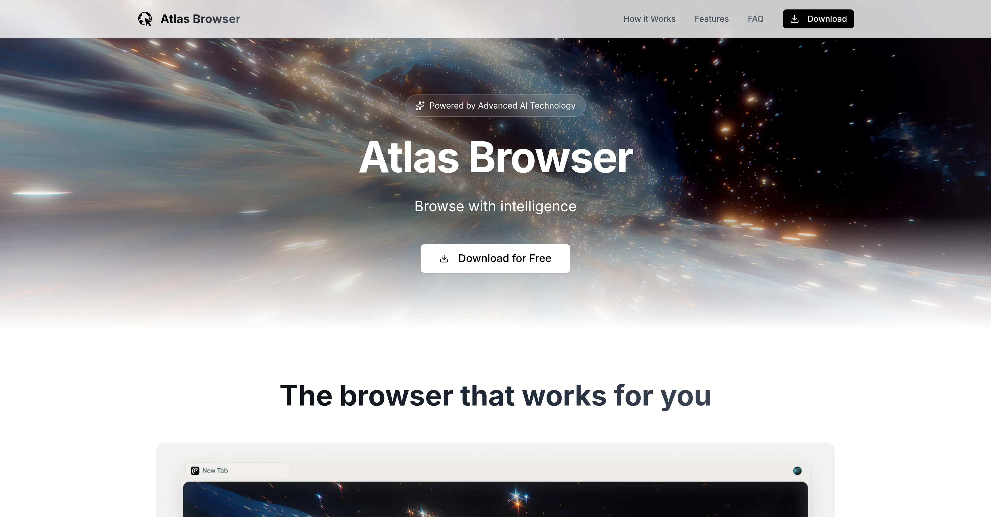 Atlas Browser screenshot