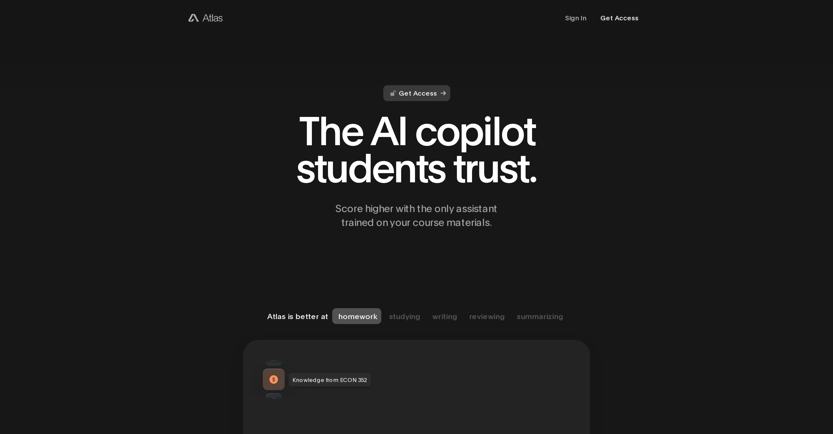 Atlas.org screenshot