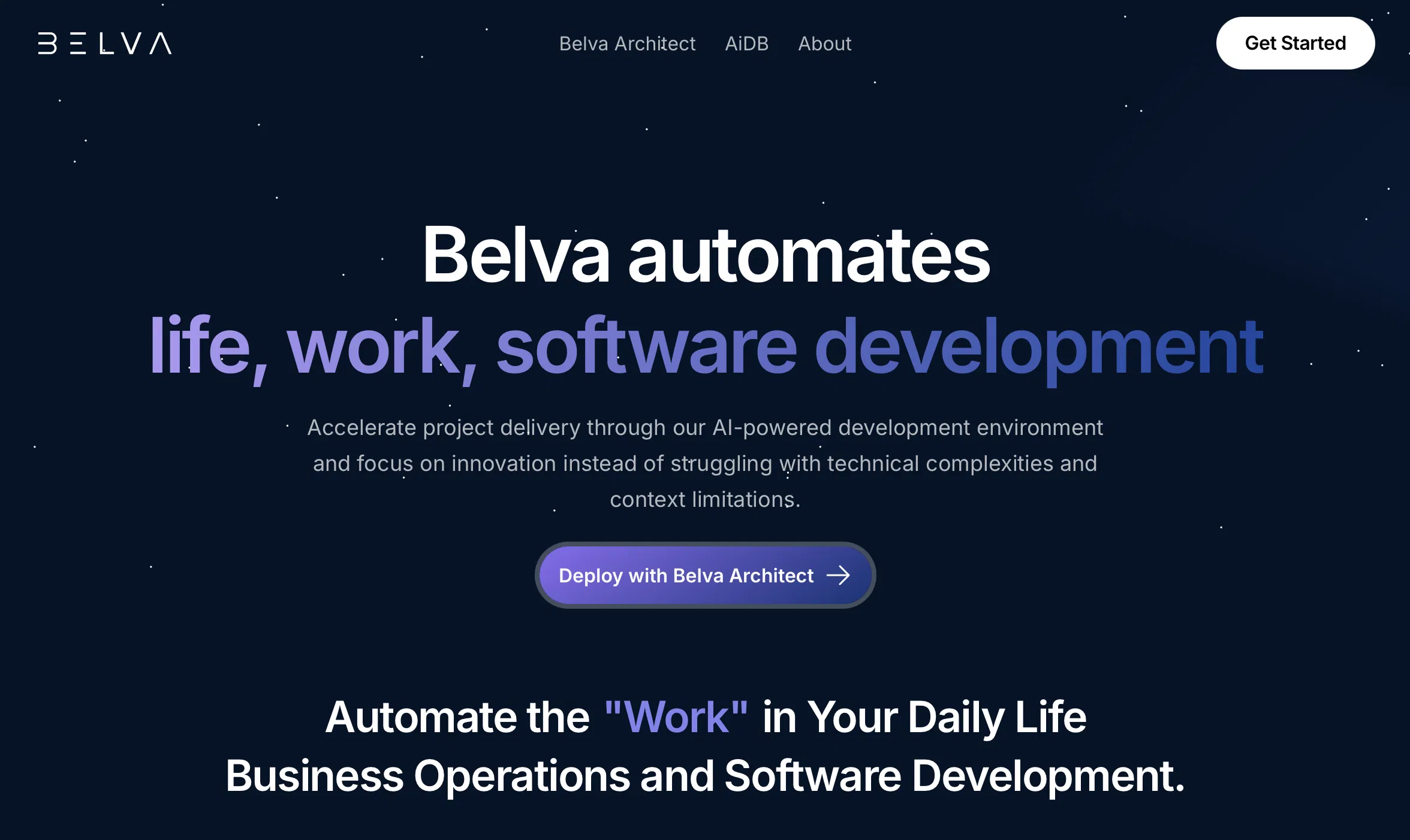 Belva screenshot