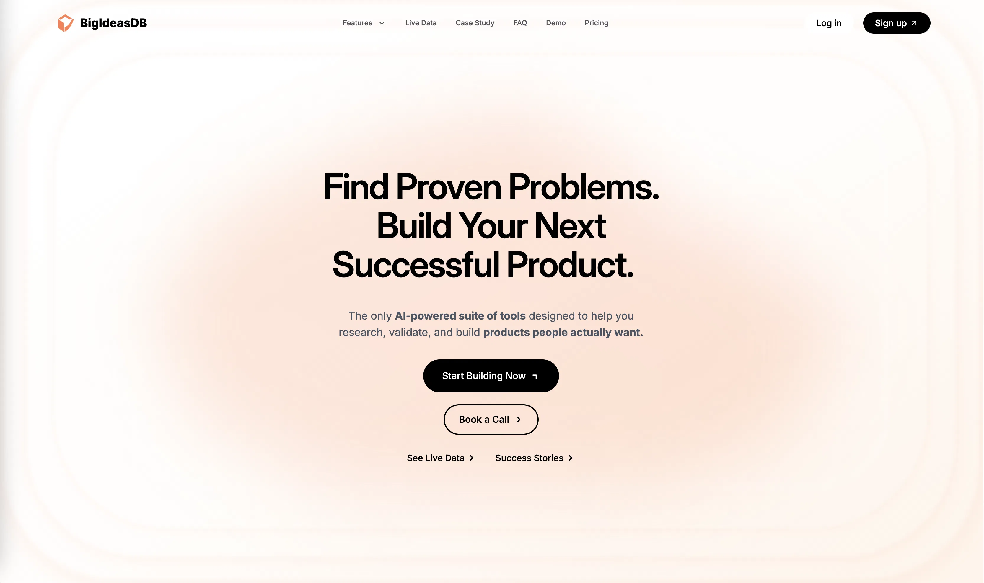 BigIdeasDB screenshot