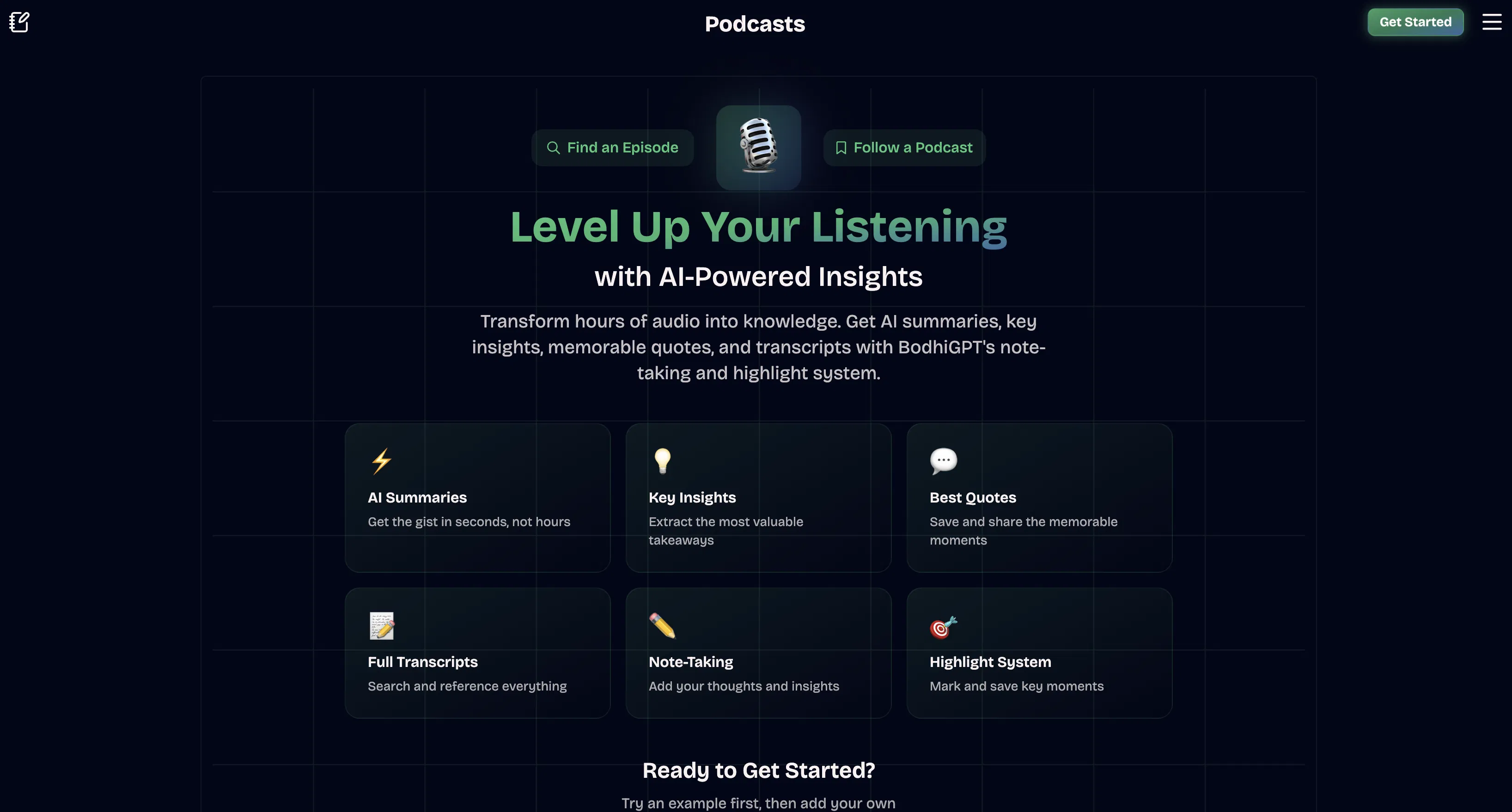 BodhiGPT | Podcasts screenshot