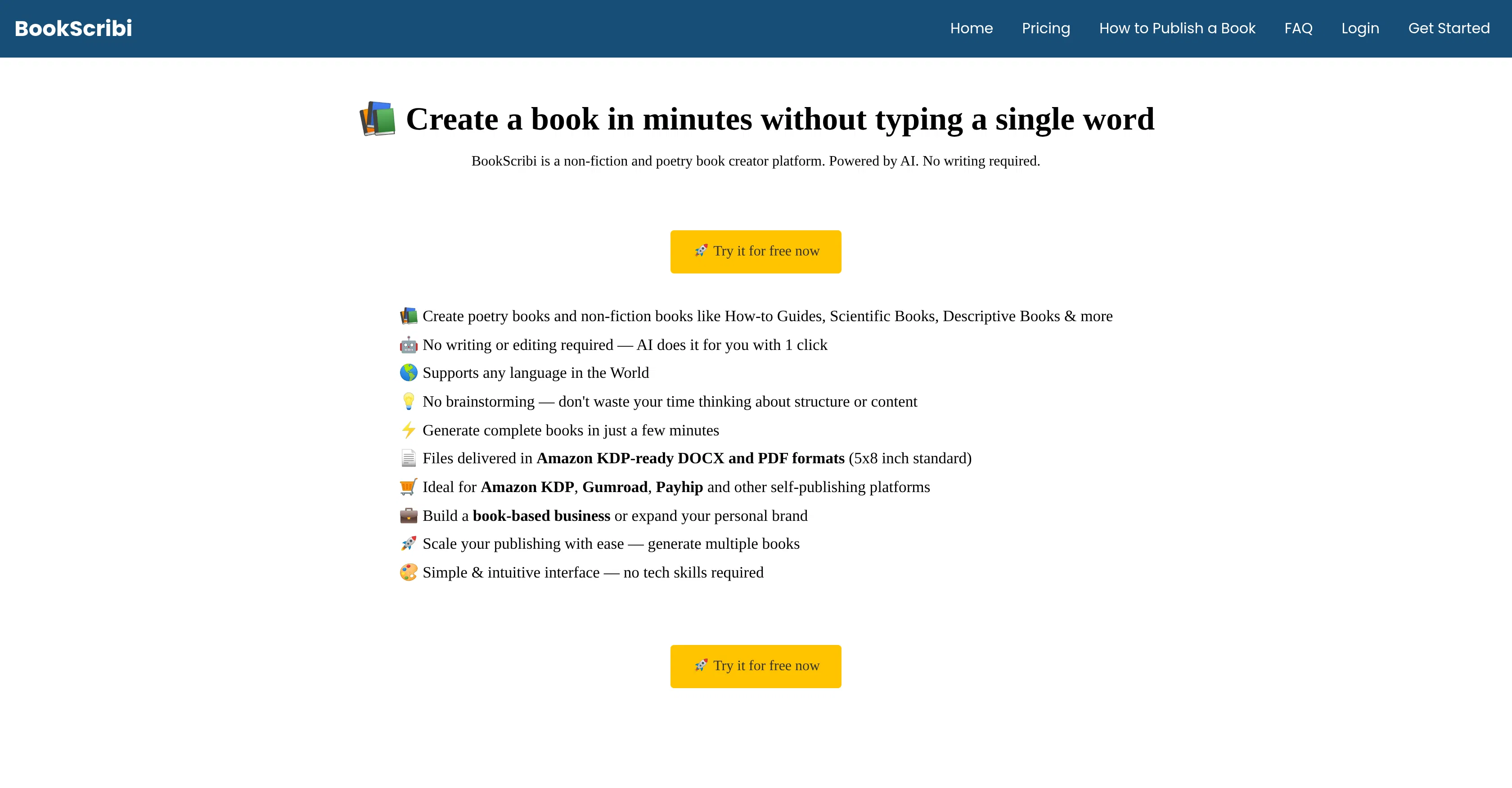 BookScribi screenshot