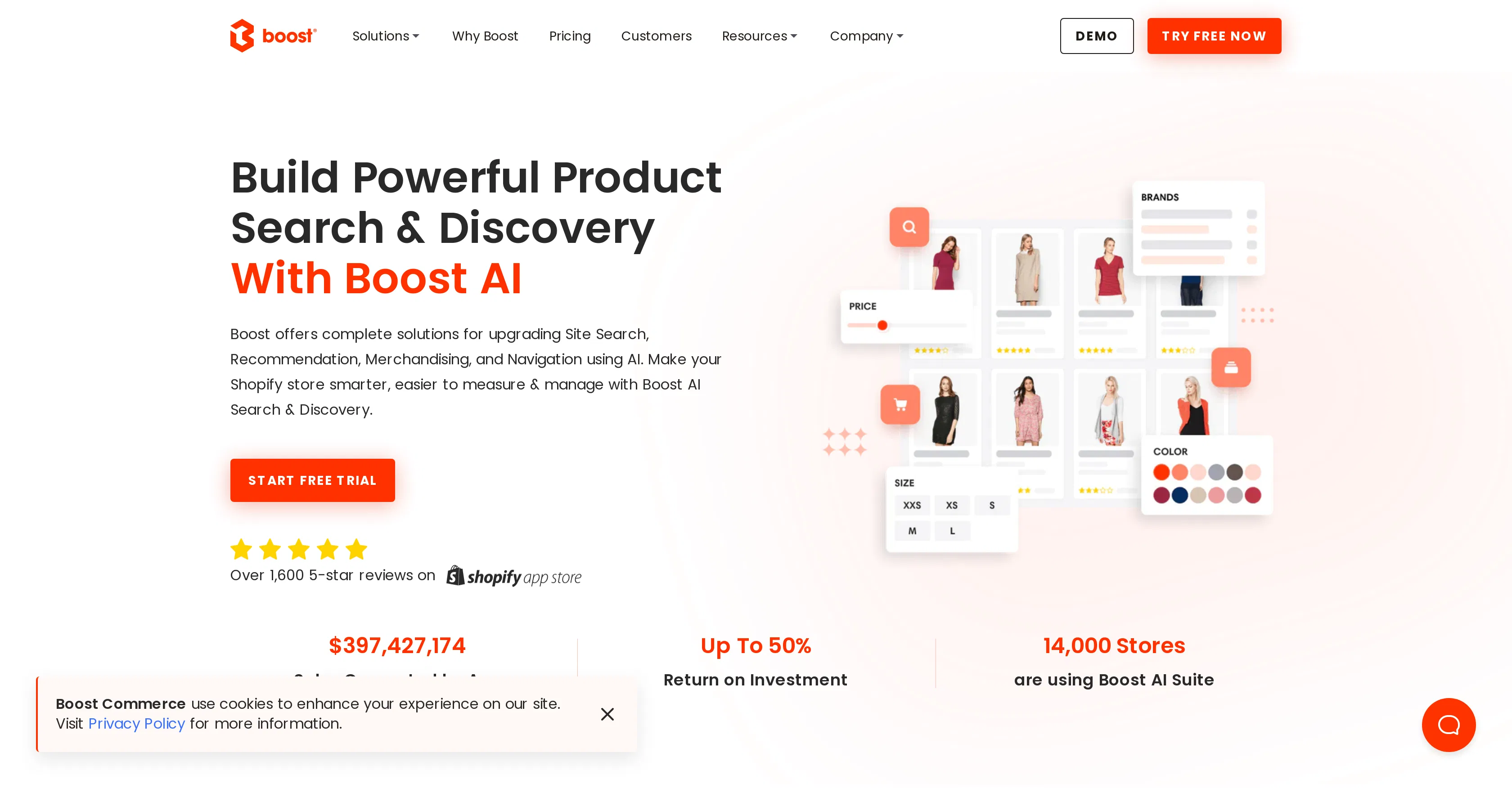 Boost Commerce screenshot
