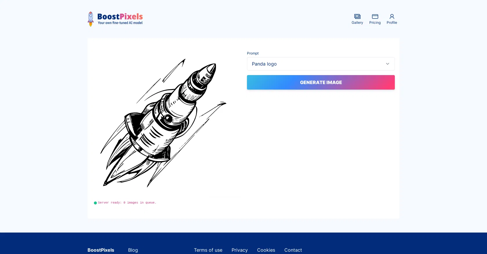 Boostpixels Vector screenshot