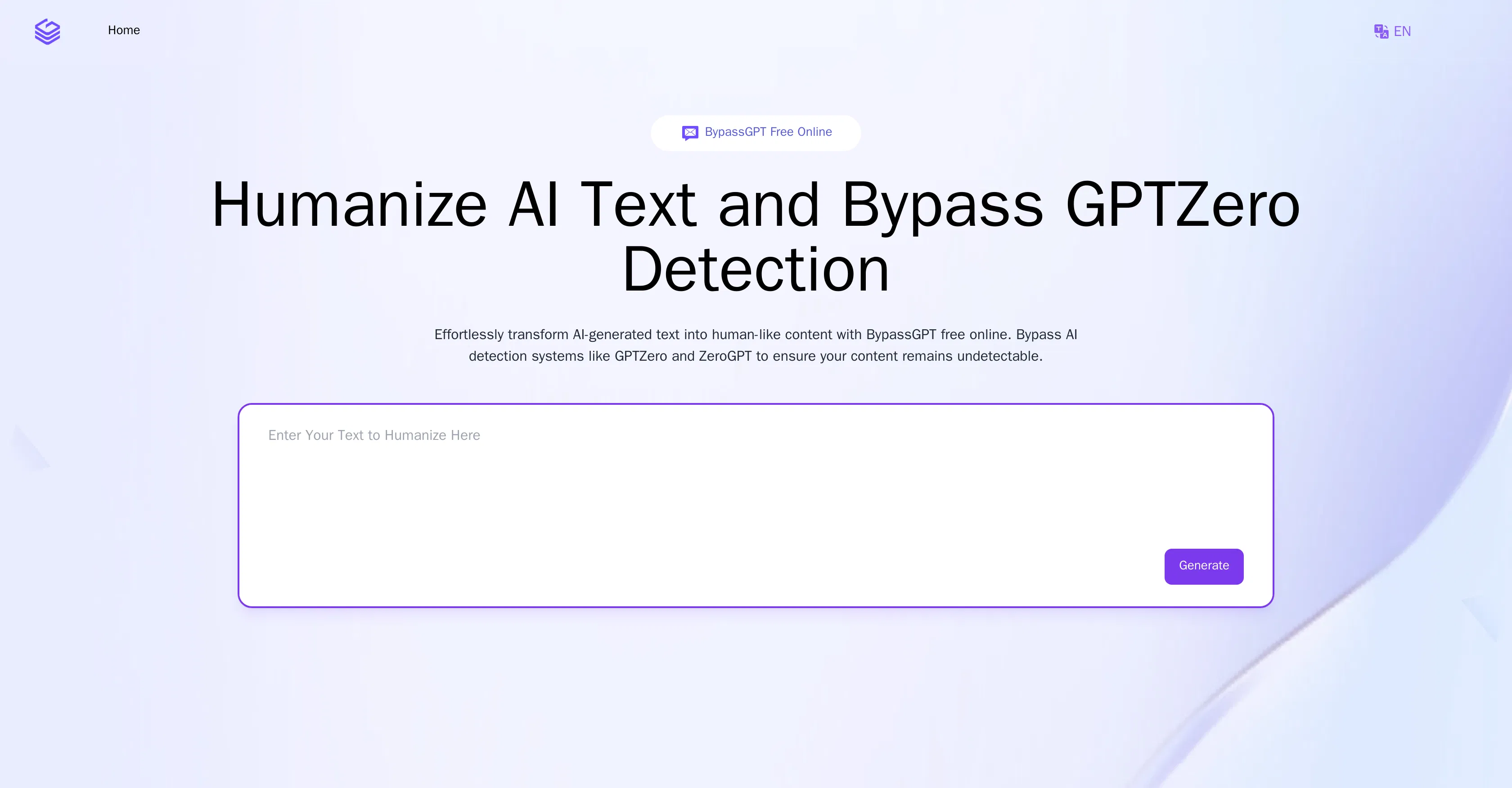 BypassGPT.co screenshot