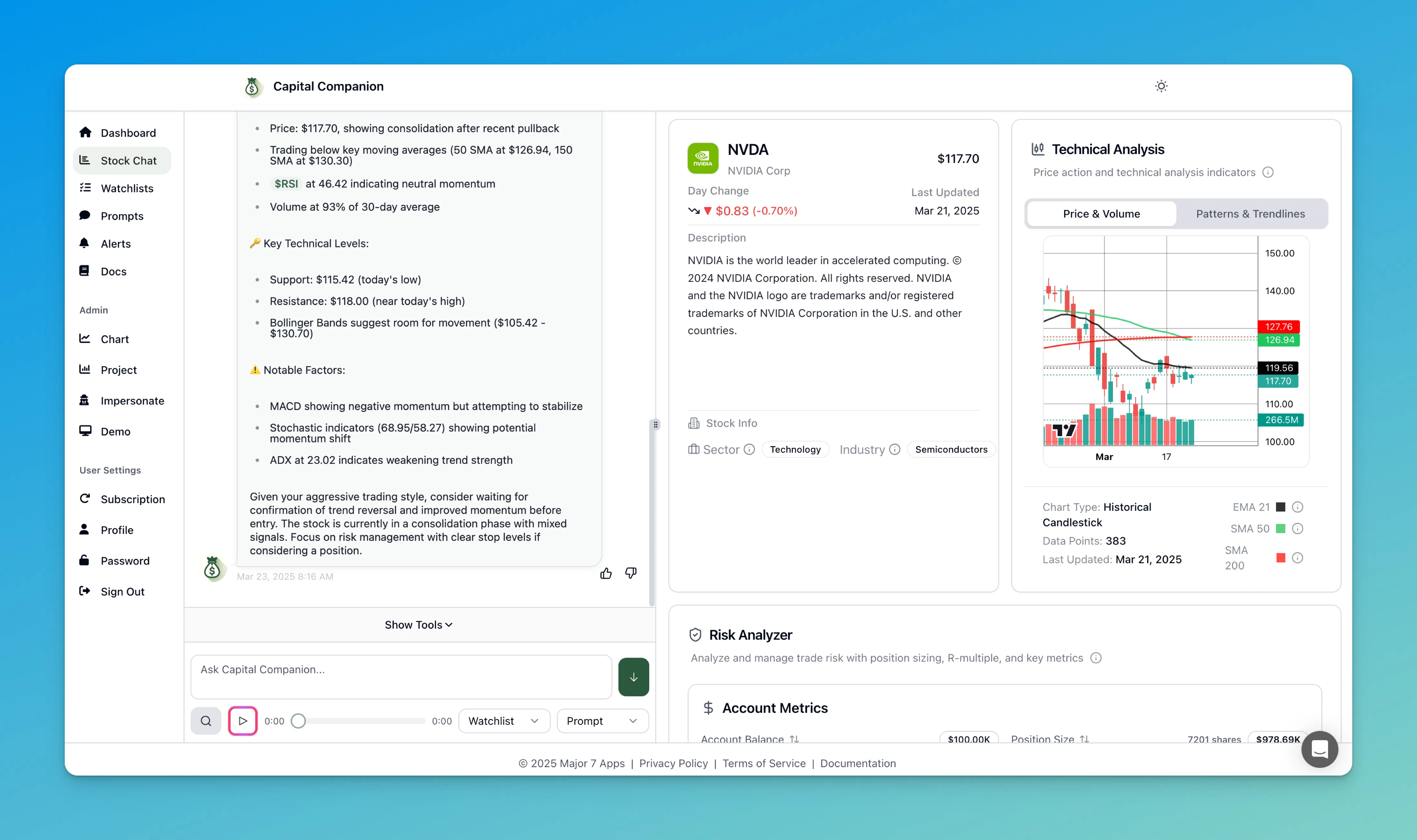 Capital Companion screenshot