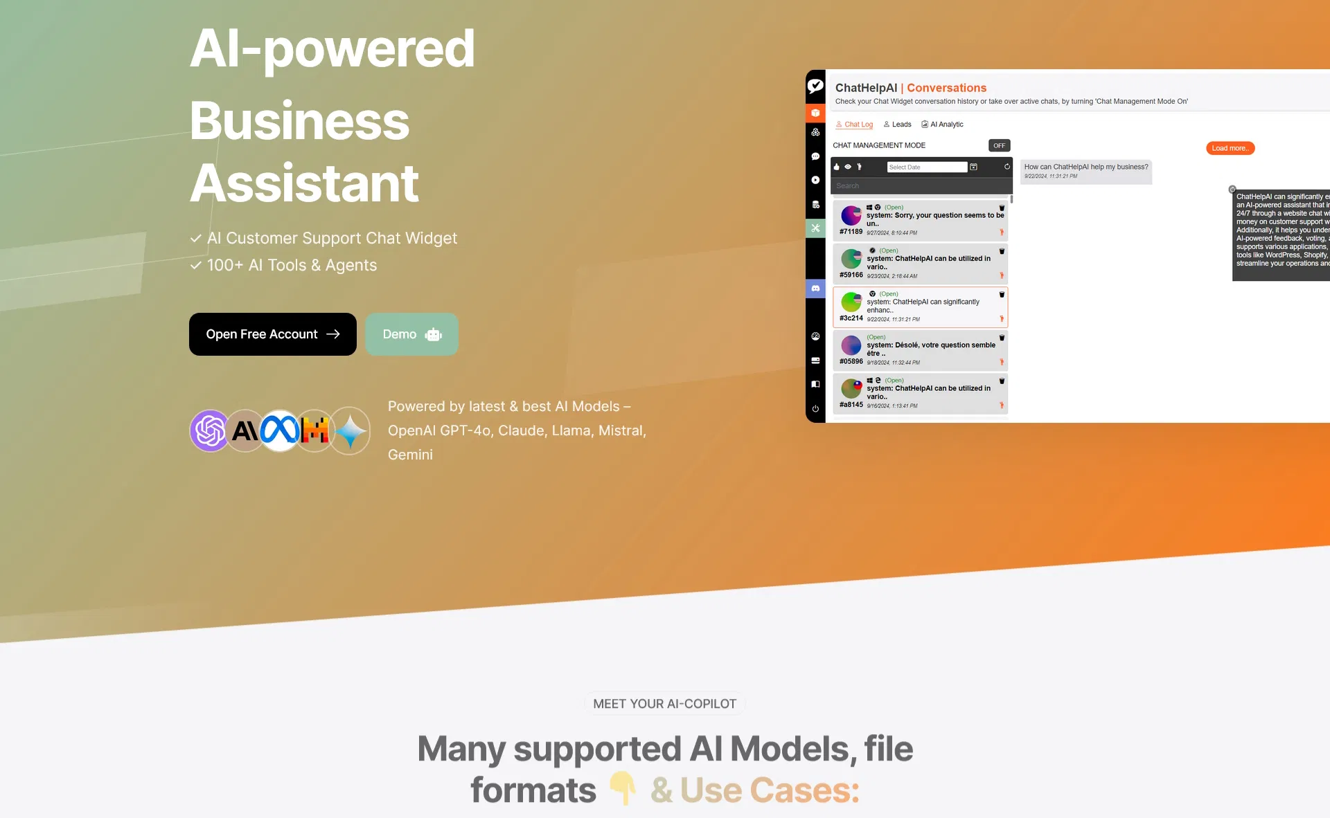 ChatHelp.ai screenshot