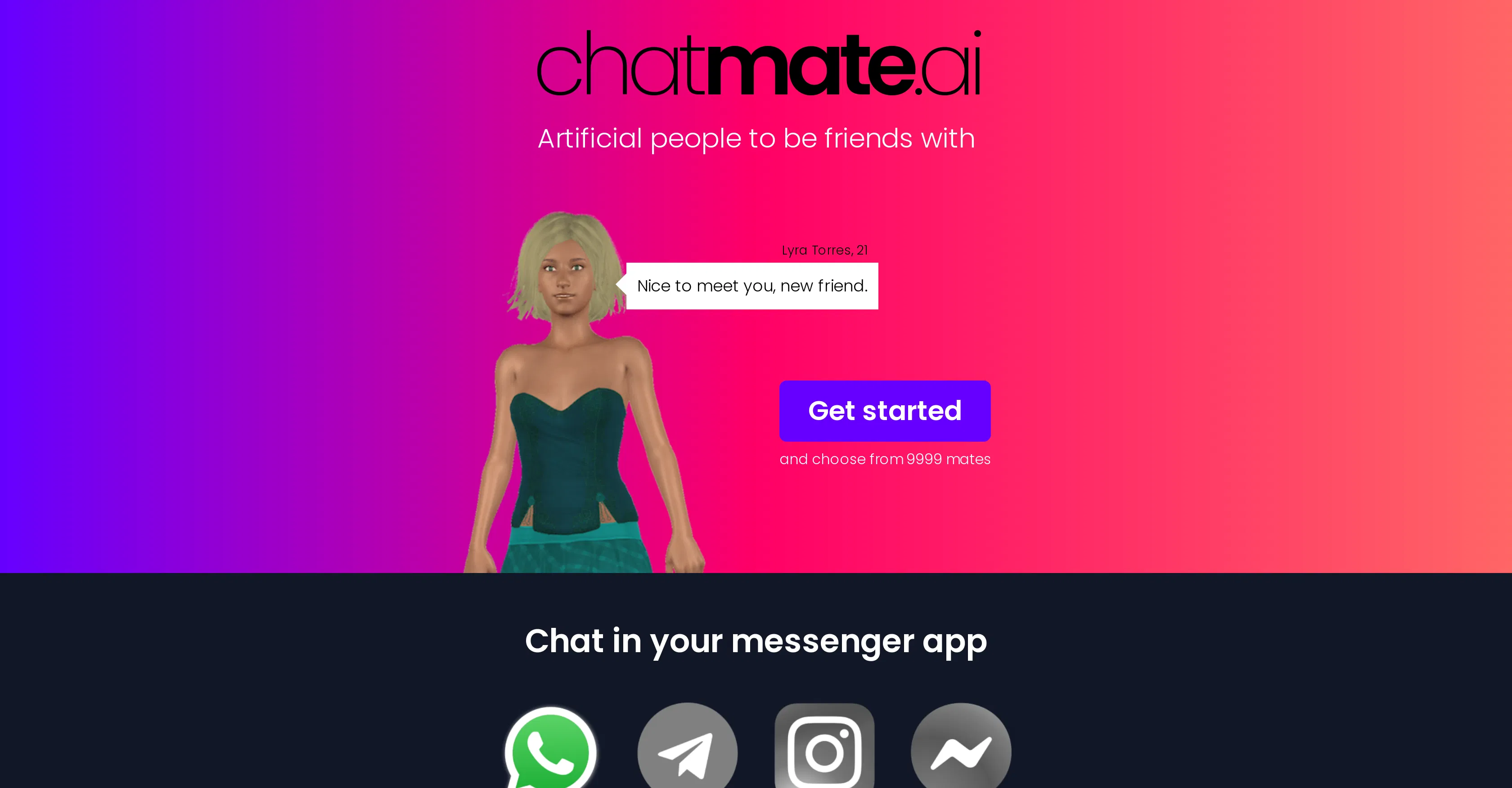 Chatmate AI screenshot