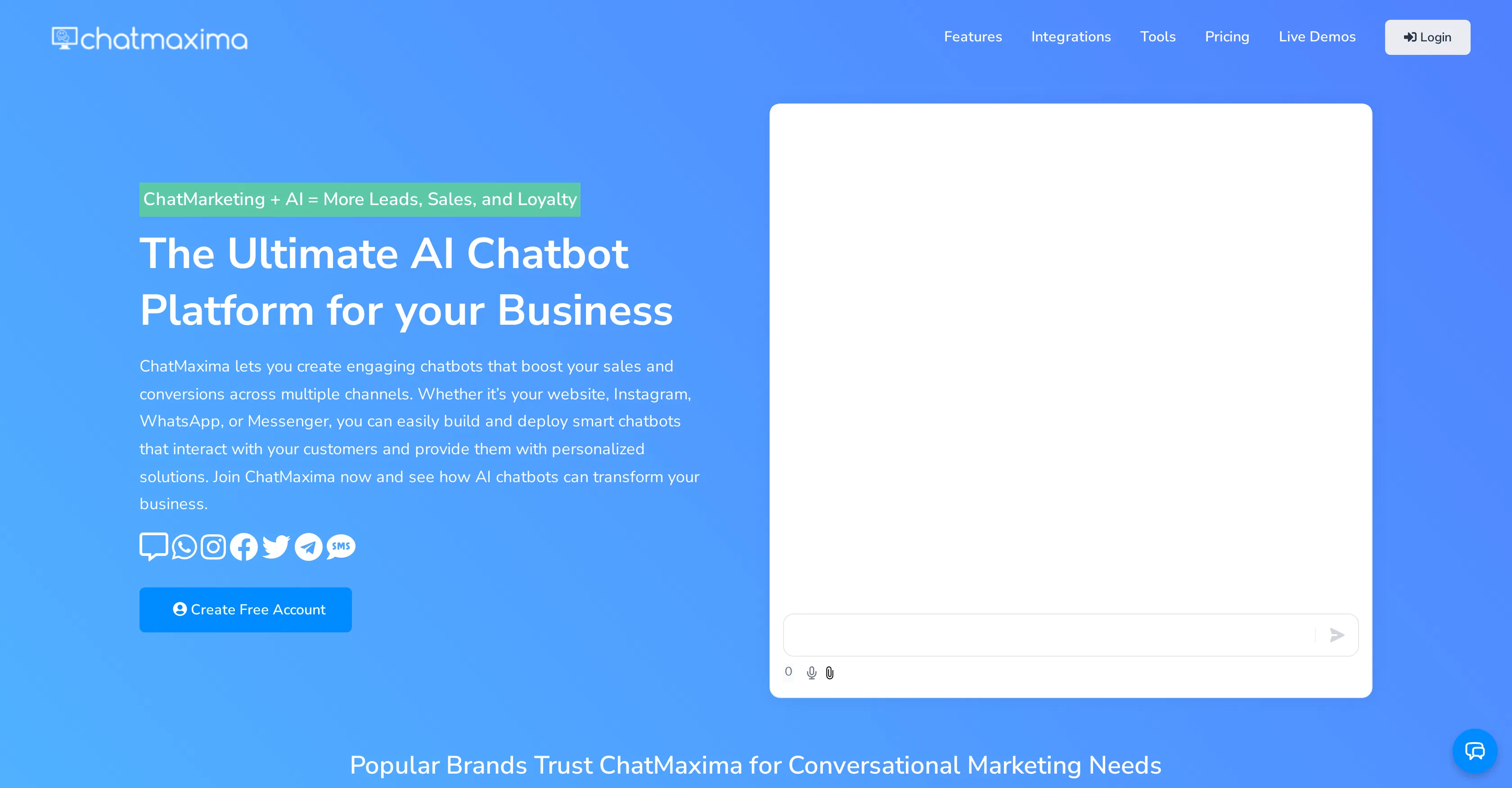 ChatMaxima screenshot