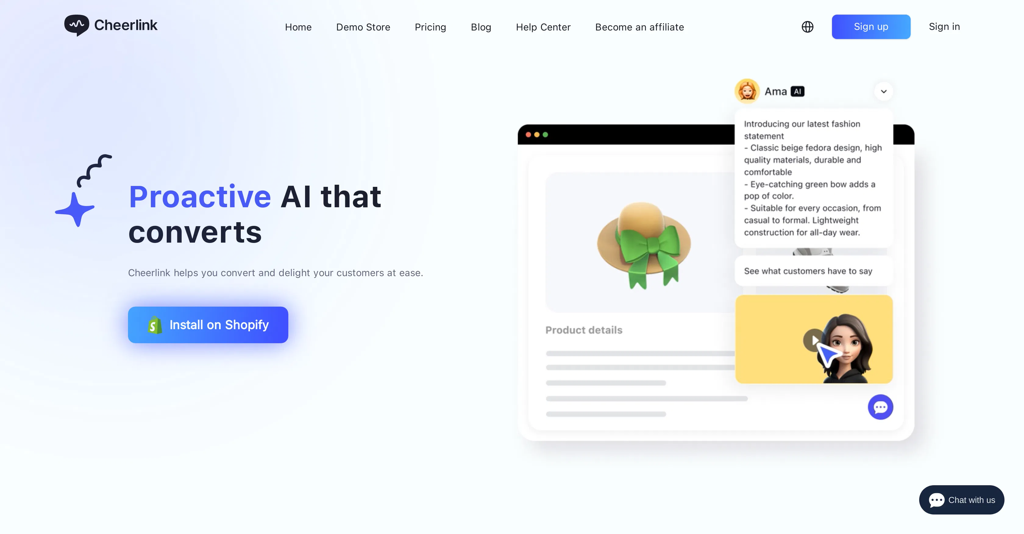Cheerlink screenshot