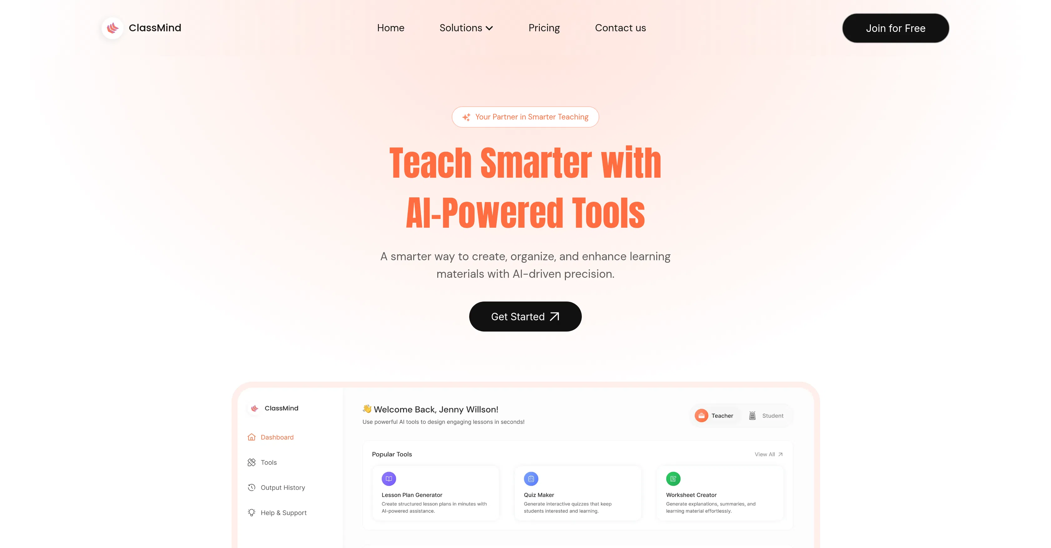 ClassMind screenshot