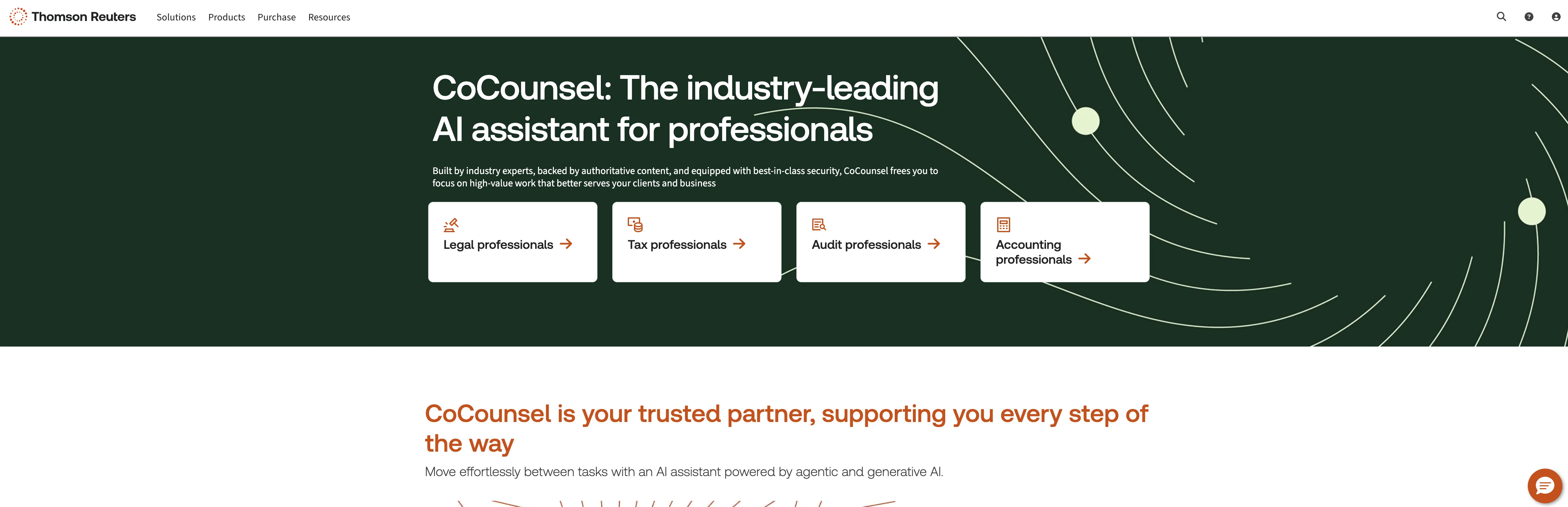 CoCounsel by Thomson Reuters screenshot