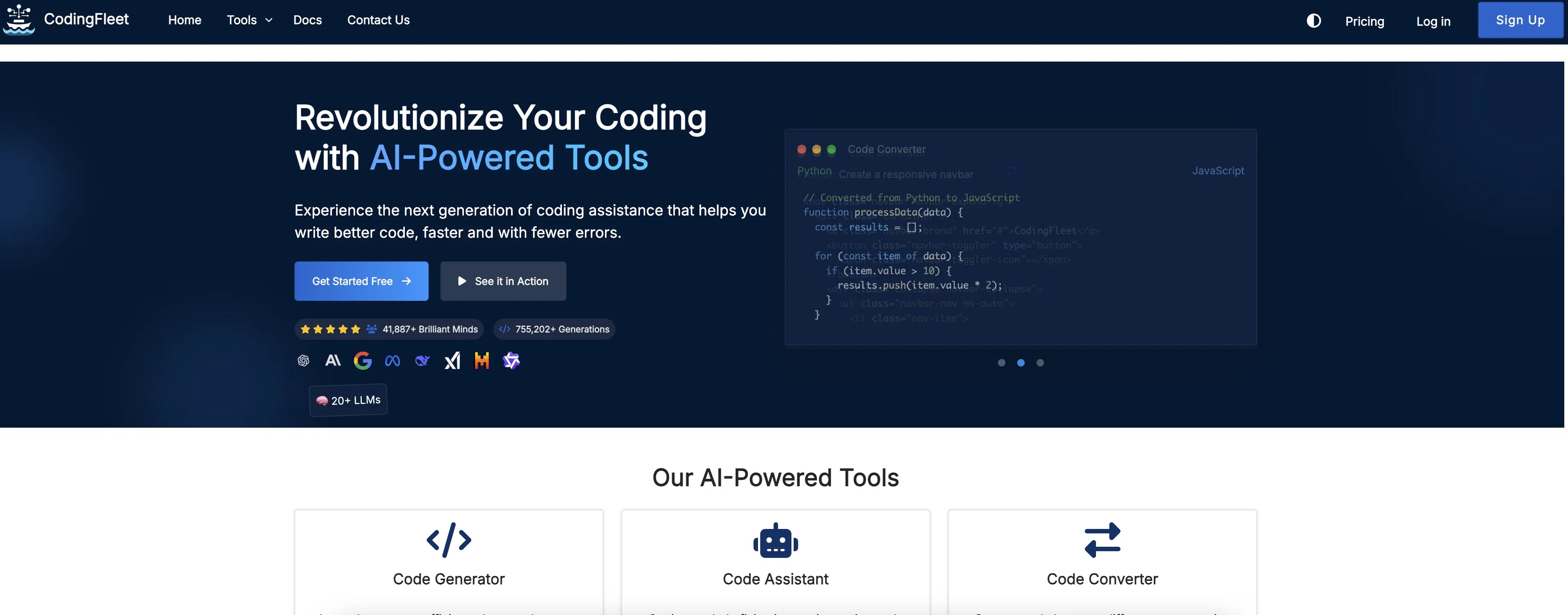 CodingFleet screenshot