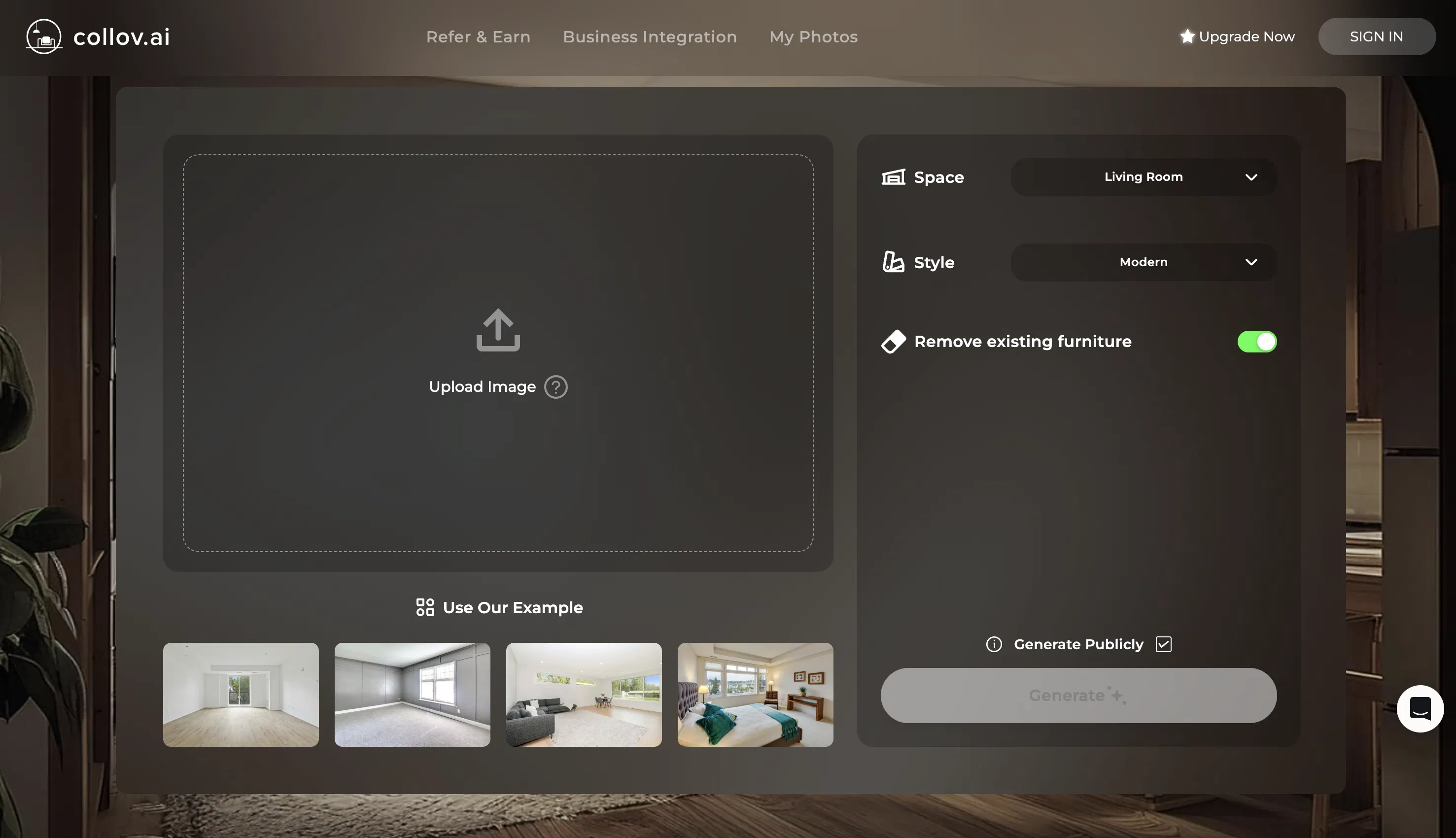 Collov AI screenshot