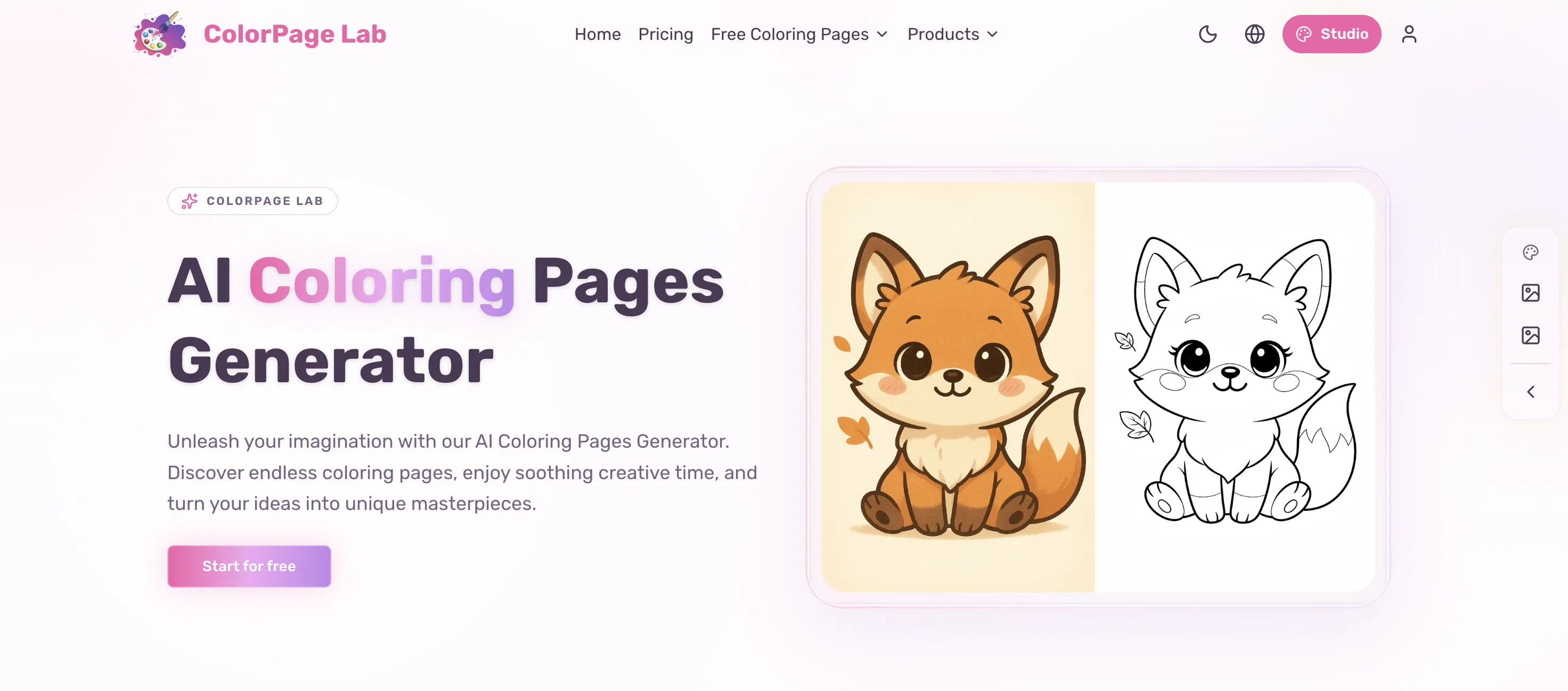 ColorPage Lab screenshot