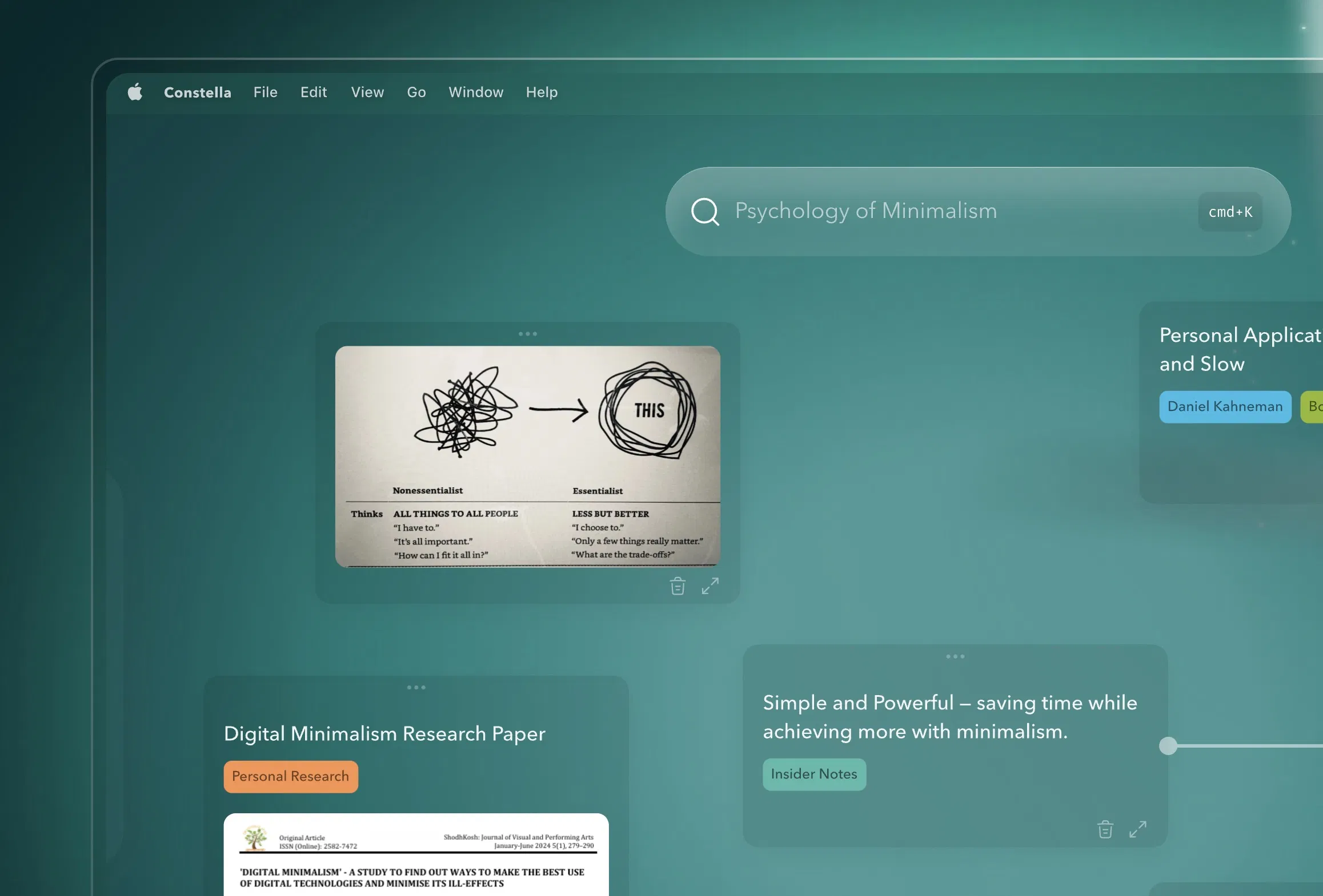 Constella screenshot