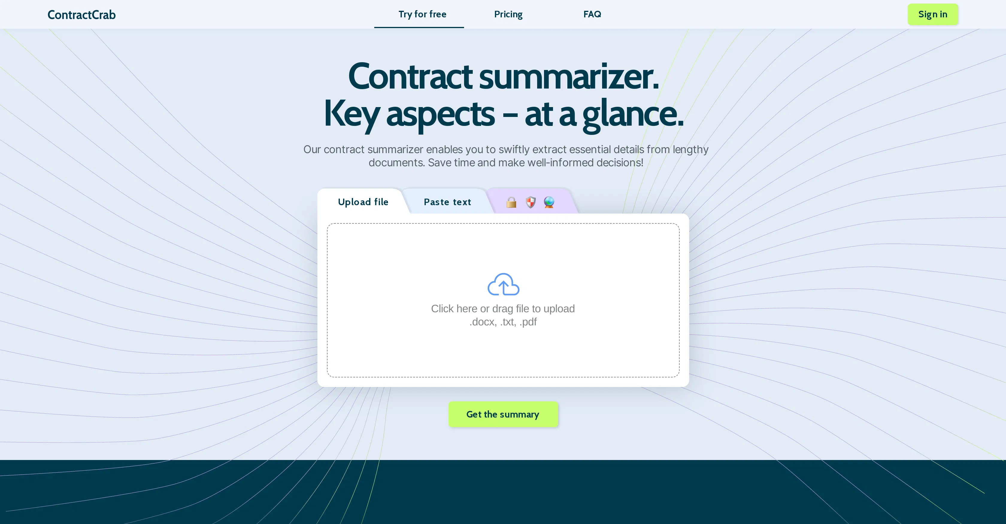 ContractCrab screenshot