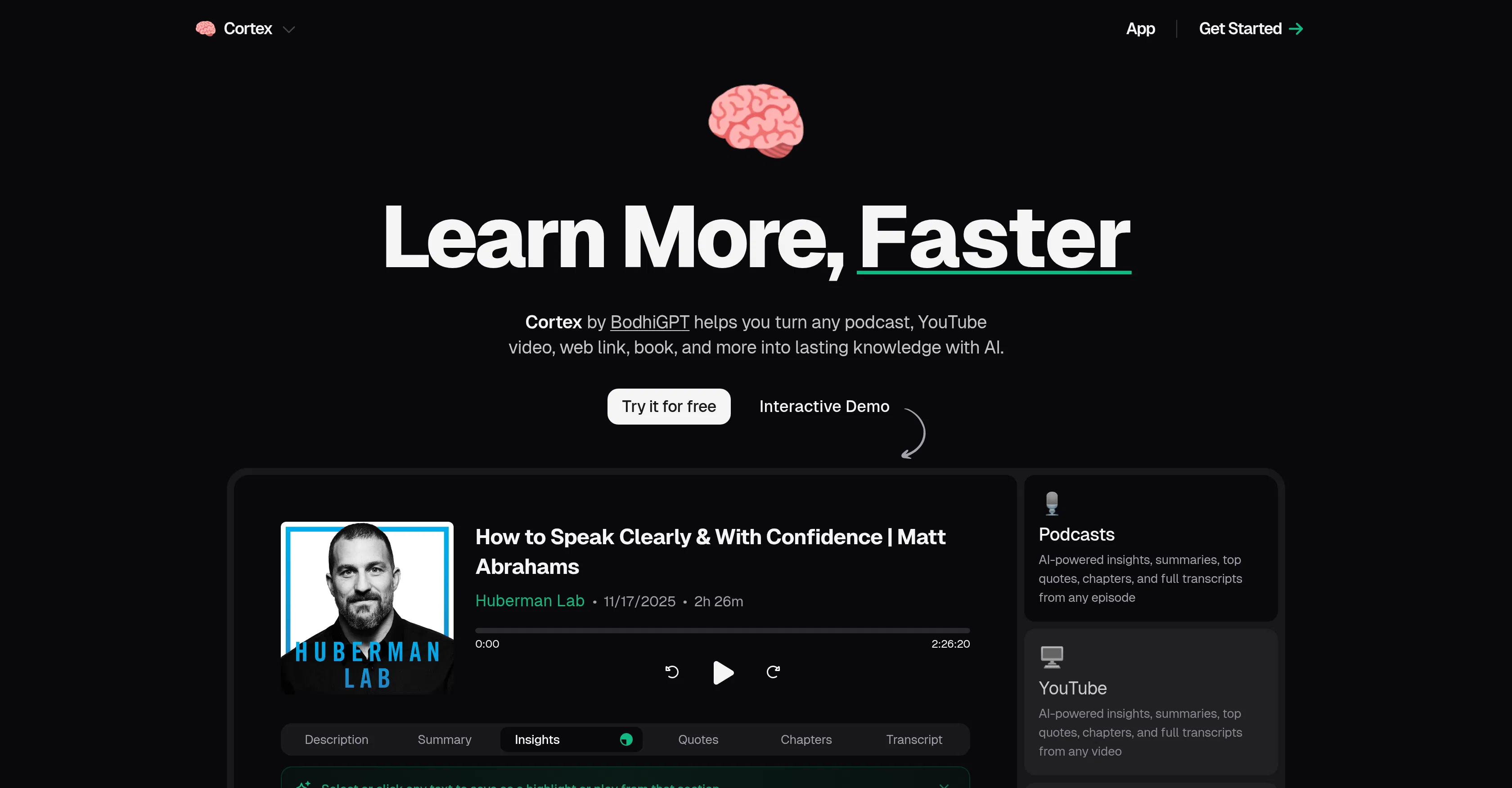 Cortex | BodhiGPT screenshot