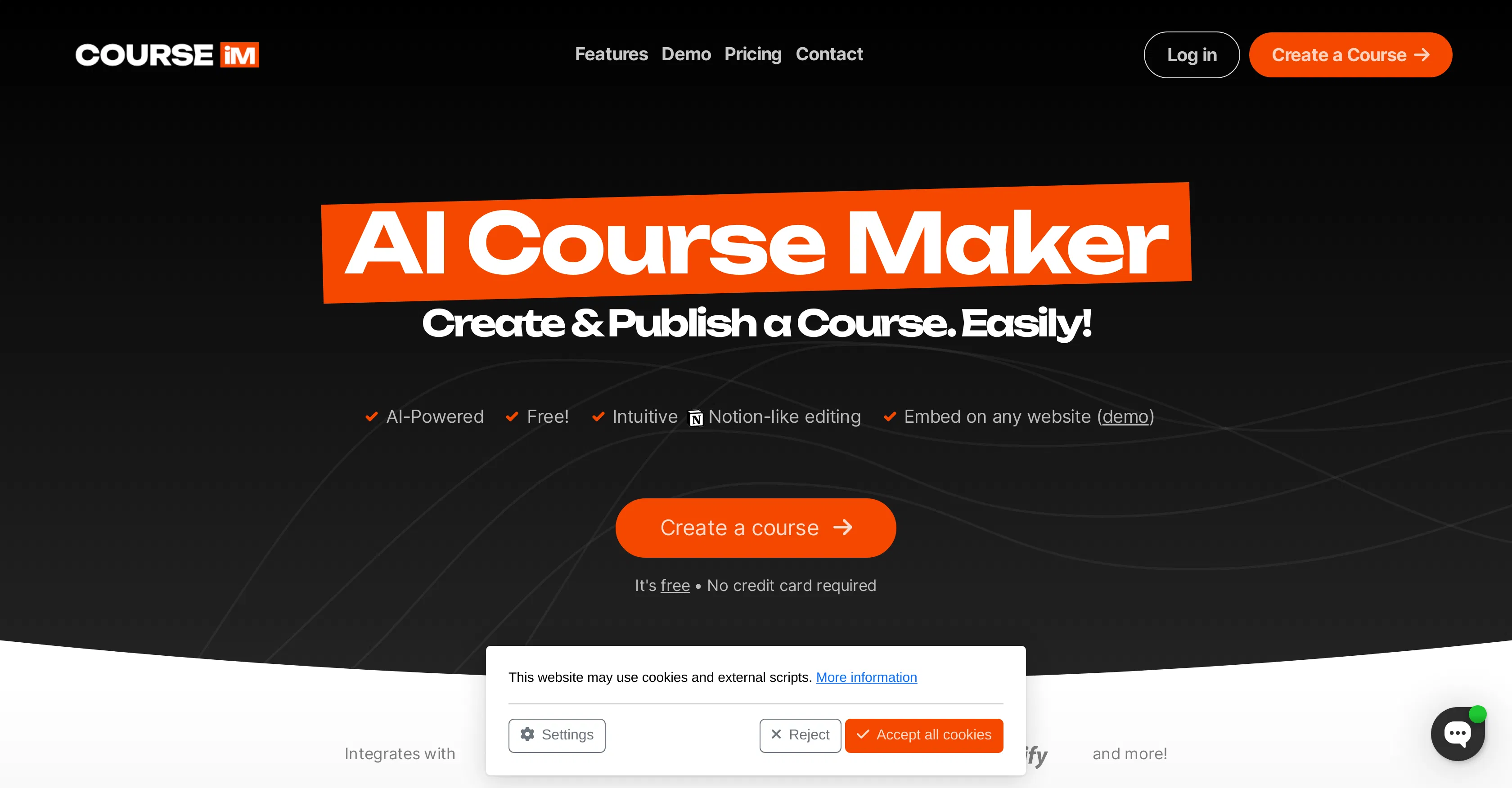 Course.im screenshot