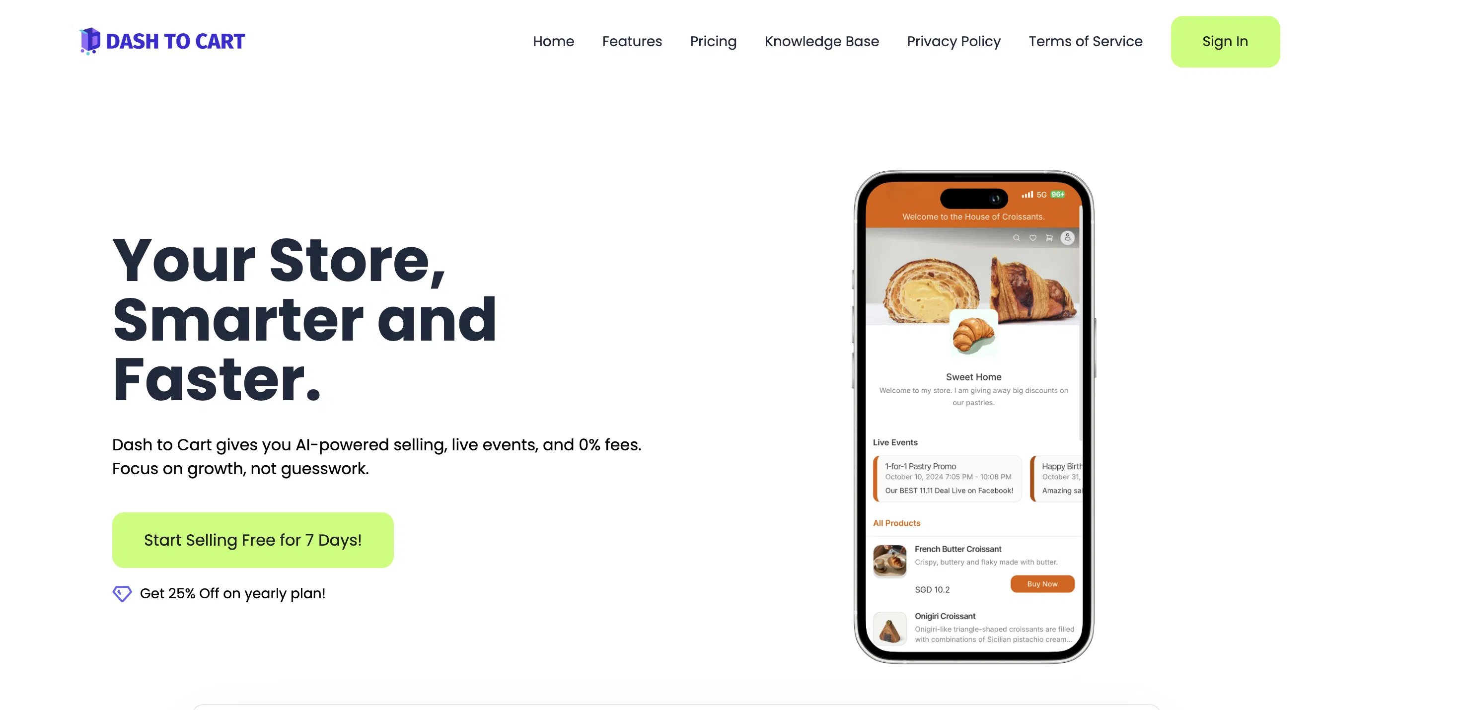 Dash to Cart screenshot
