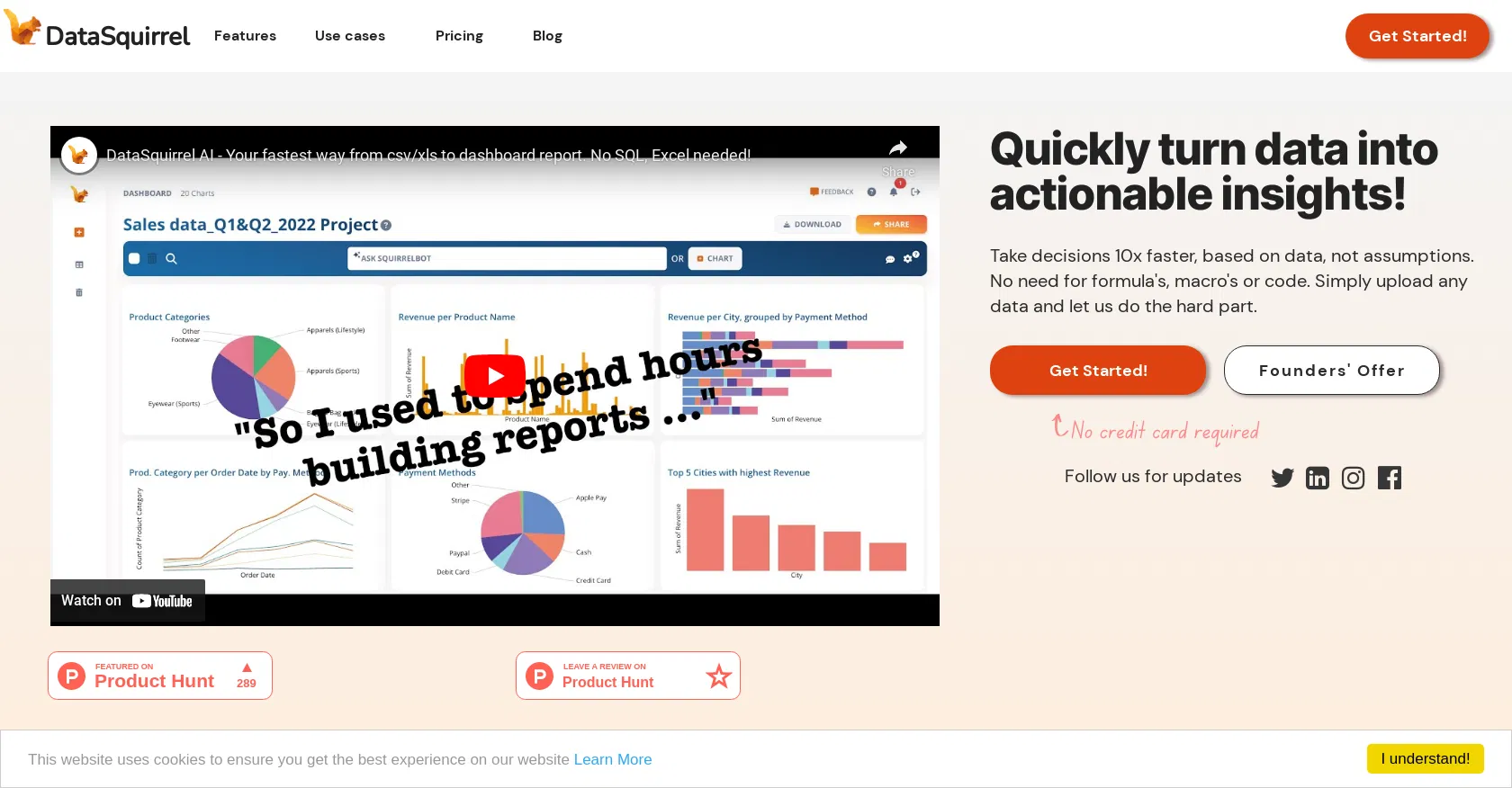 DataSquirrel screenshot
