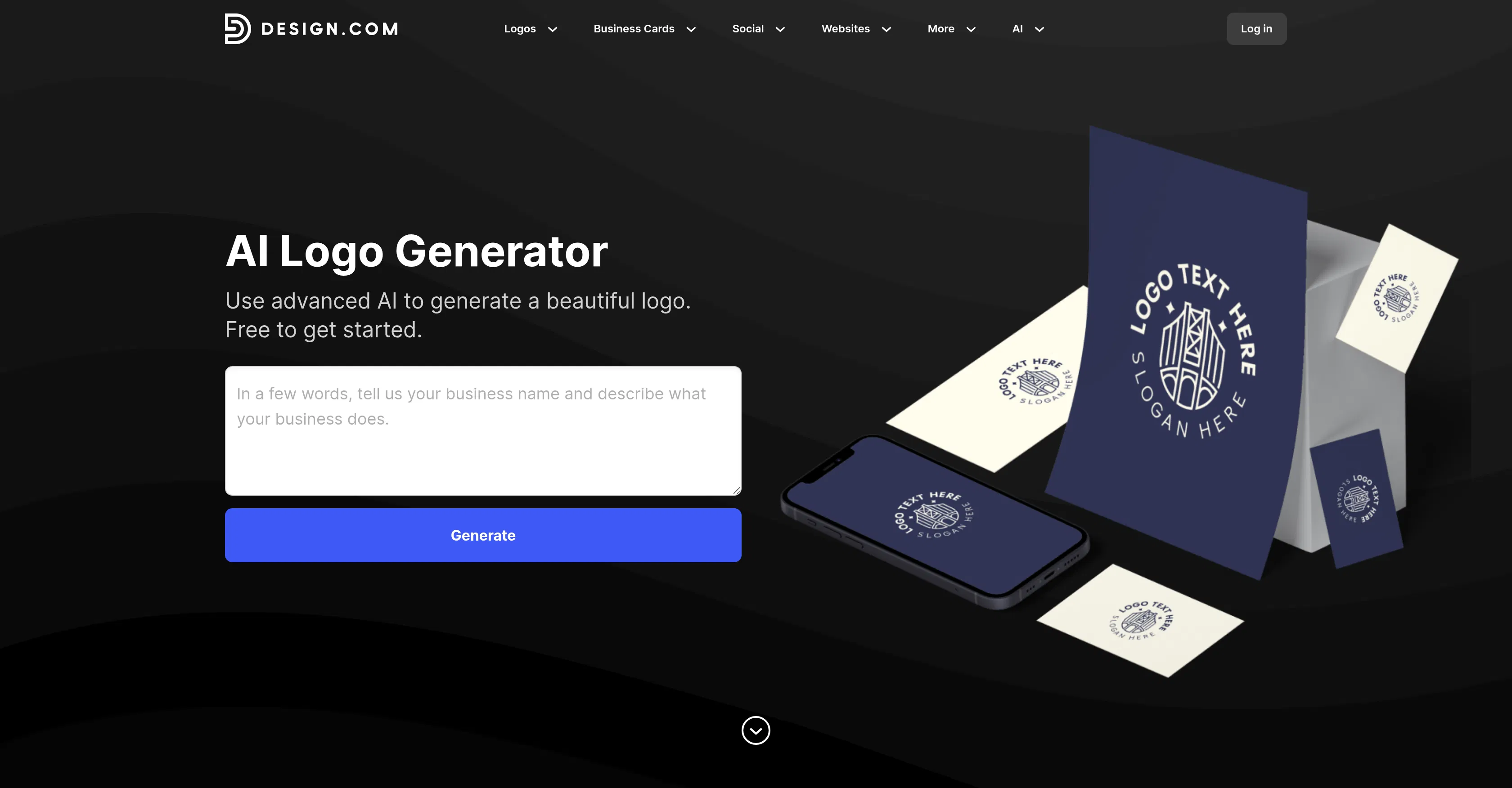 Design.com | AI Logo Generator screenshot