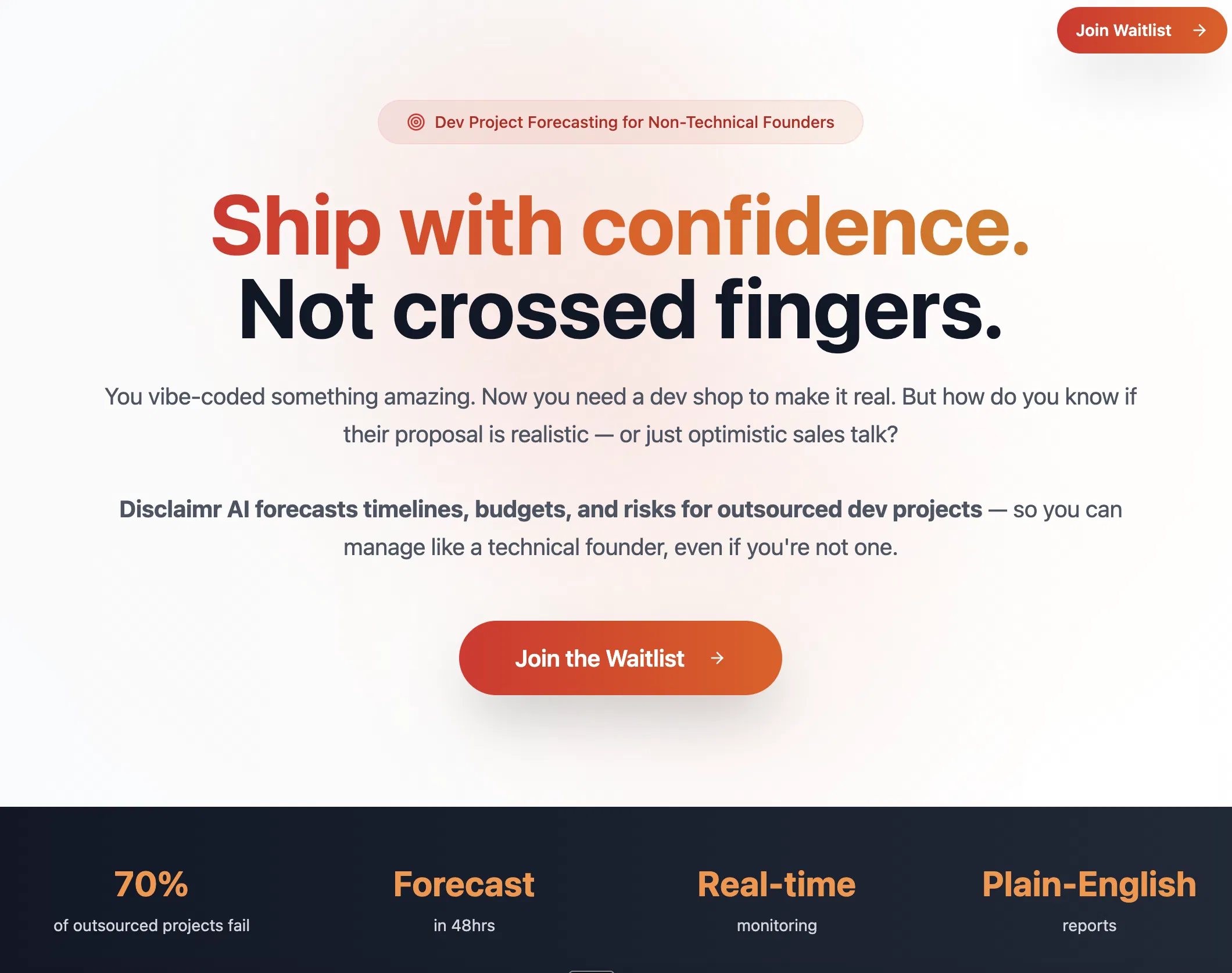 Disclaimr AI screenshot